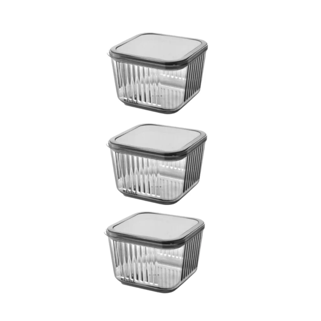 ظرف نگهدارنده مدل nandy home مجموعه 3 عددی