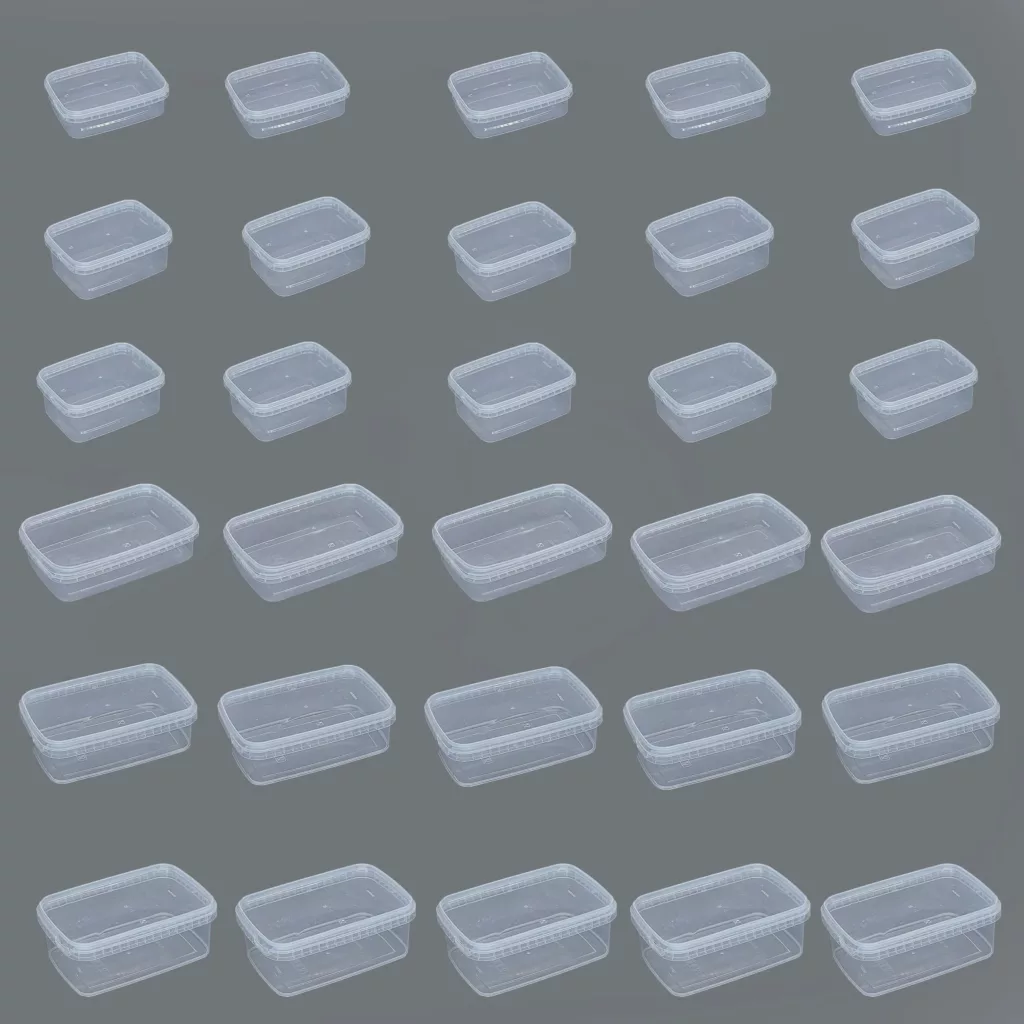 ظرف نگهدارنده پولاد پویش مدل فریزری کد 102 مجموعه 30 عددی