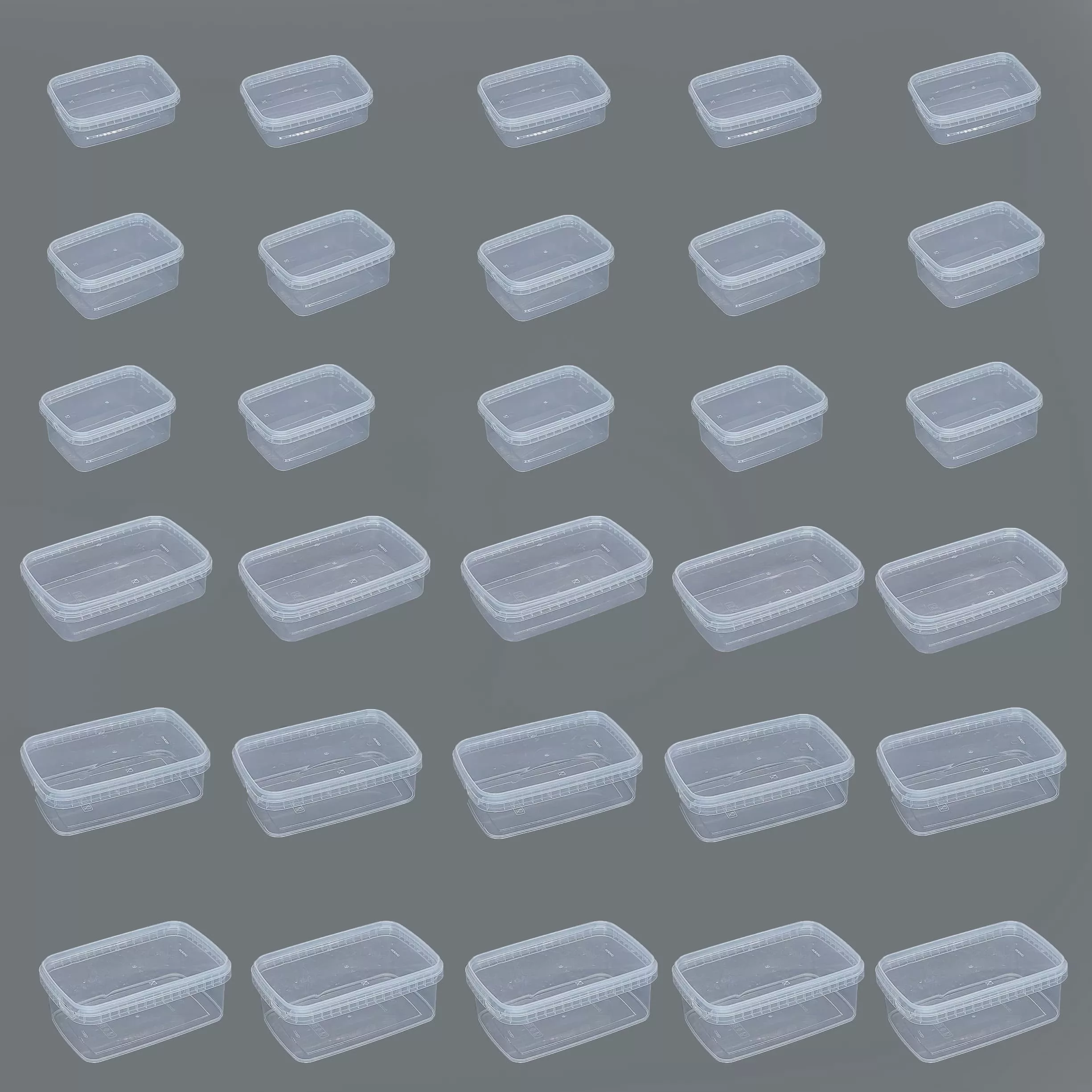 ظرف نگهدارنده پولاد پویش مدل فریزری کد 102 مجموعه 30 عددی