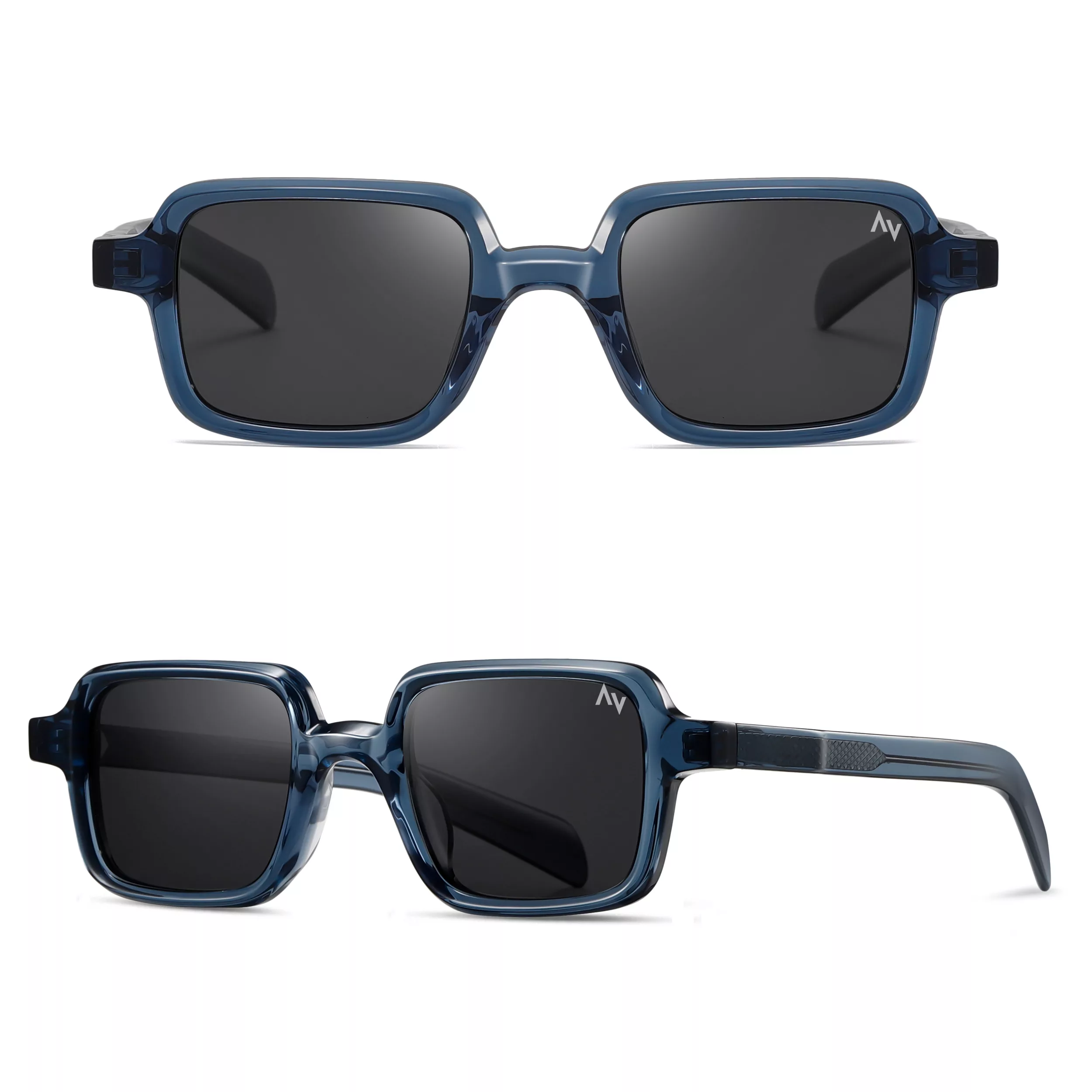 عینک آفتابی مستطیلی آلبرت وگ مدل S32130C3 Acetate Avantgarde Visionary