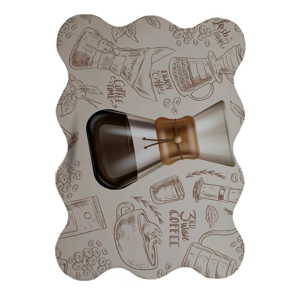 پادری مدل دالبر طرح کافی کد 8461 سایز 80×110 سانتی متر