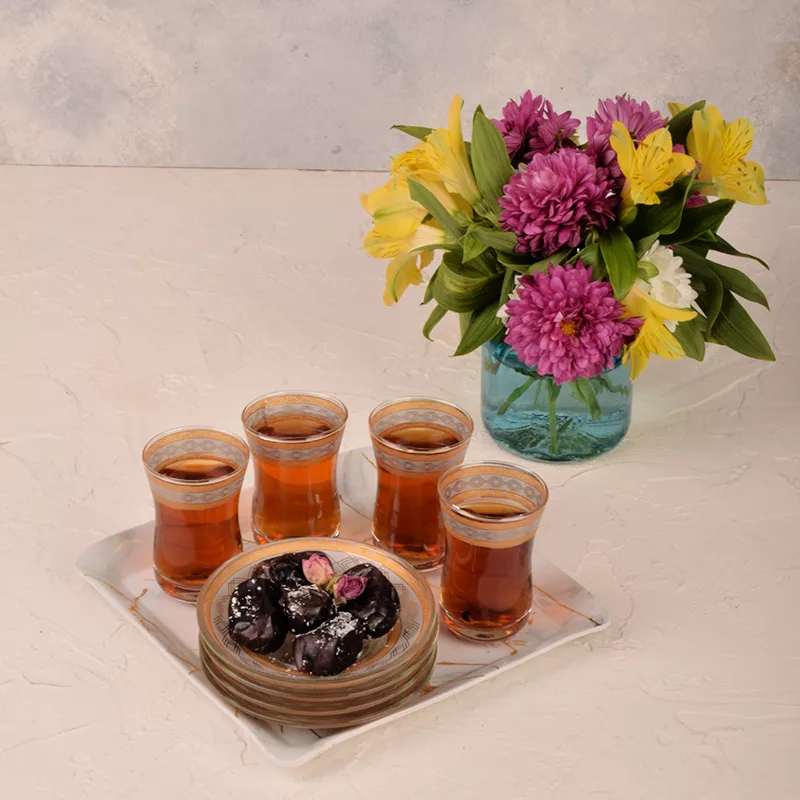 سینی مدل SE-555-527 طرح مرمر