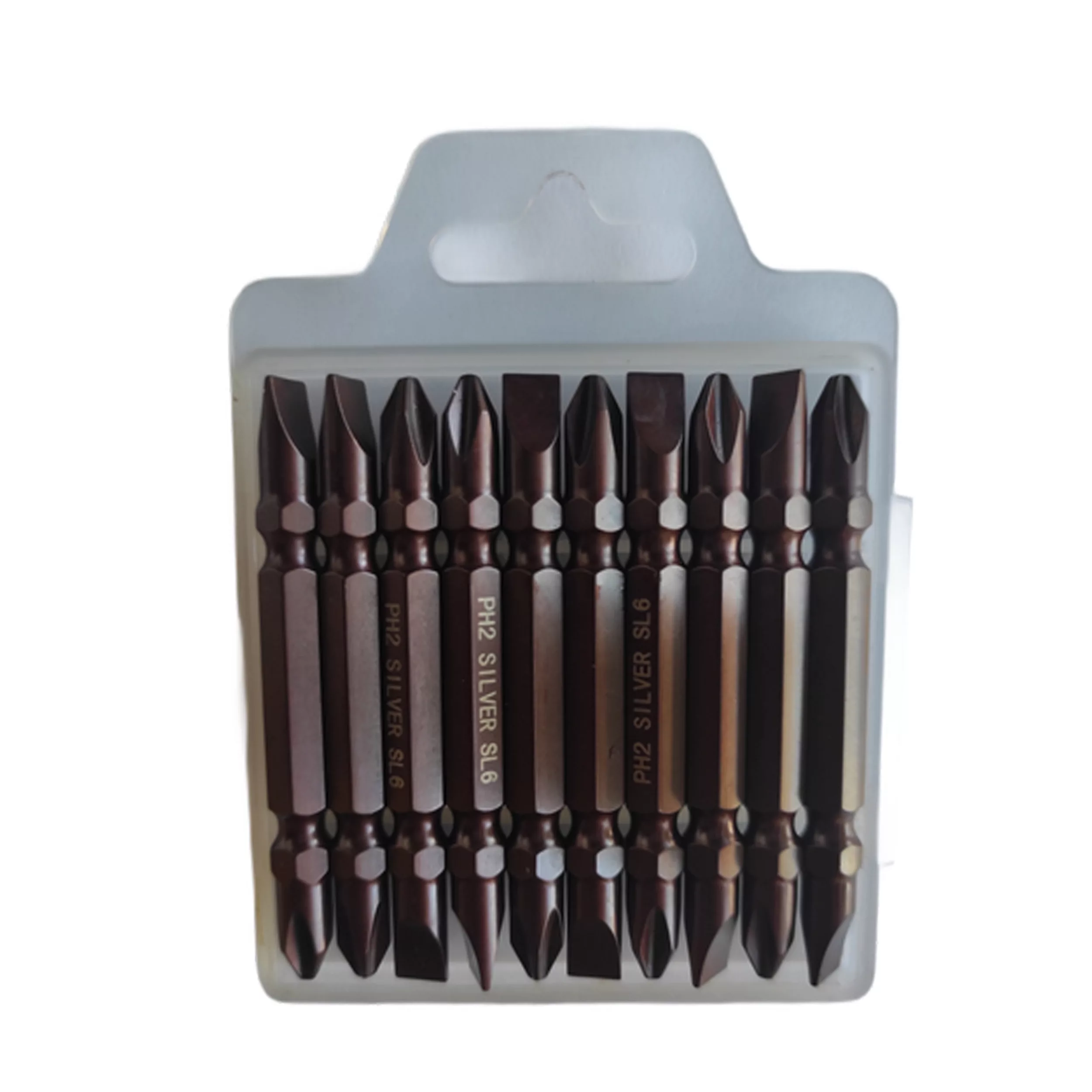 سری پیچ گوشتی یکسر چهار سو یکسر دو سو سیلور مدل economic مجموعه 10 عددی