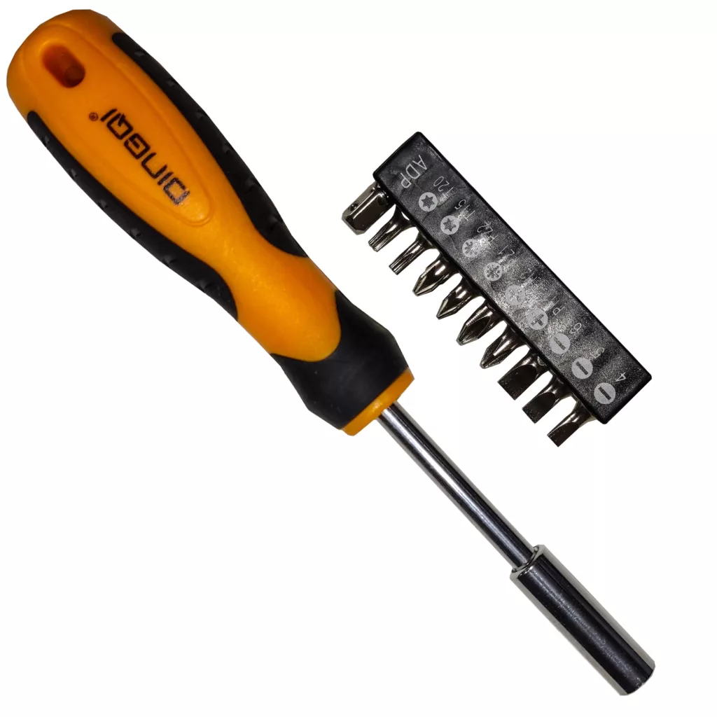 پیچ گوشتی بکسی و سری پیچ گوشتی دینگشی مدل TF – 1205 بسته 11 عددی