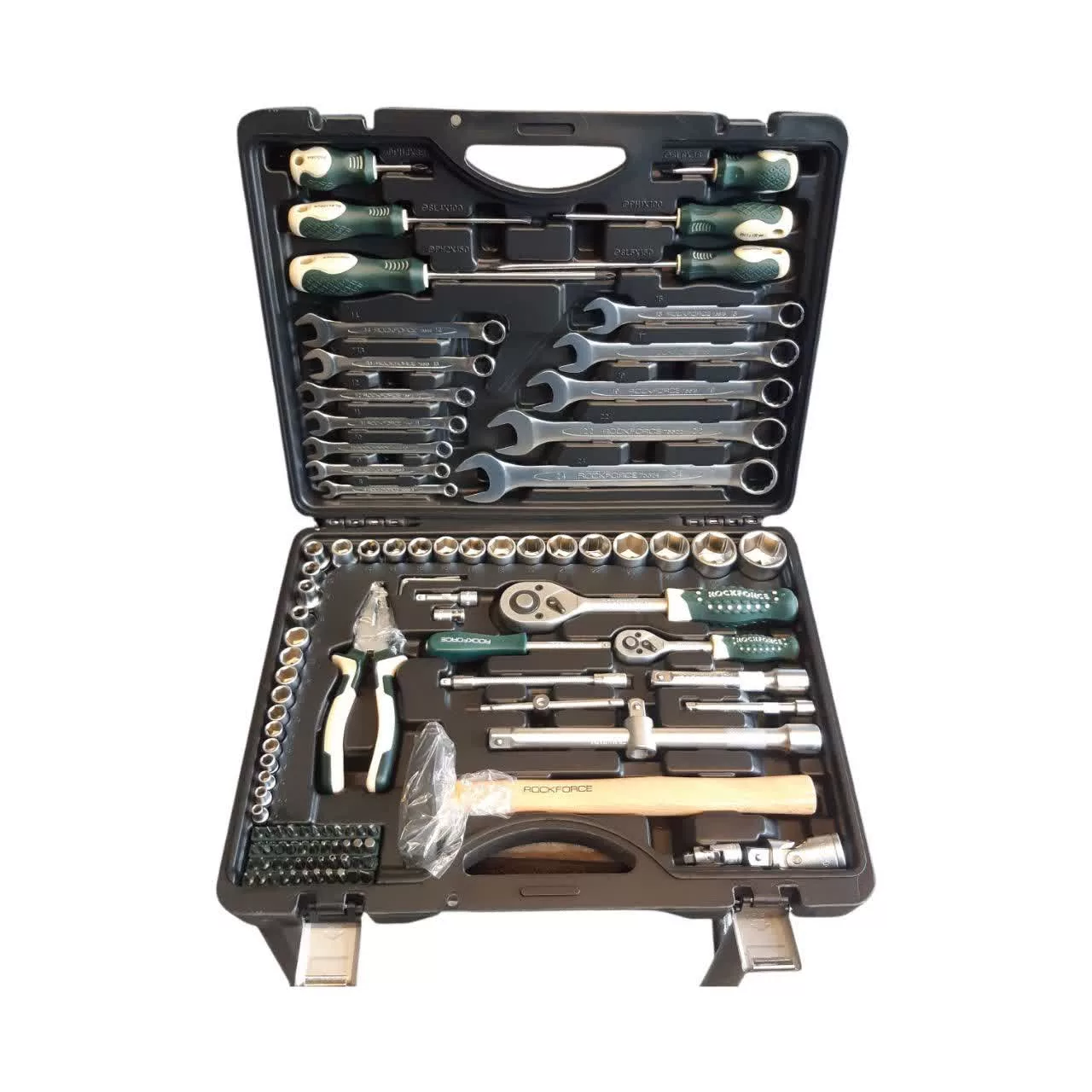 آچار بکس راک فورس مدل 1/2 1/4 5690 مجموعه 69 عددی