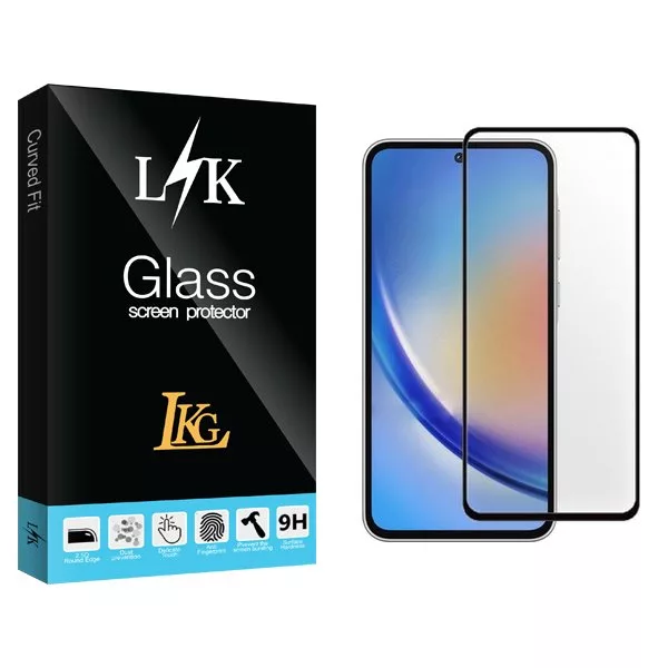محافظ صفحه نمایش شیشه ای ال کا جی مدل LKK مناسب برای گوشی موبایل سامسونگ Galaxy A35