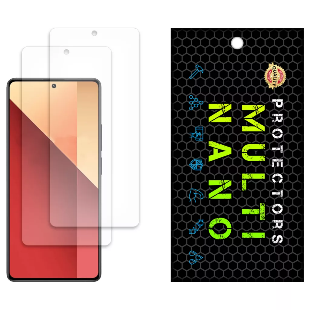 محافظ صفحه نمایش مات مولتی نانو مدل X-S2M مناسب برای گوشی موبایل شیائومی Redmi Note 13 Pro 4G بسته دو عددی