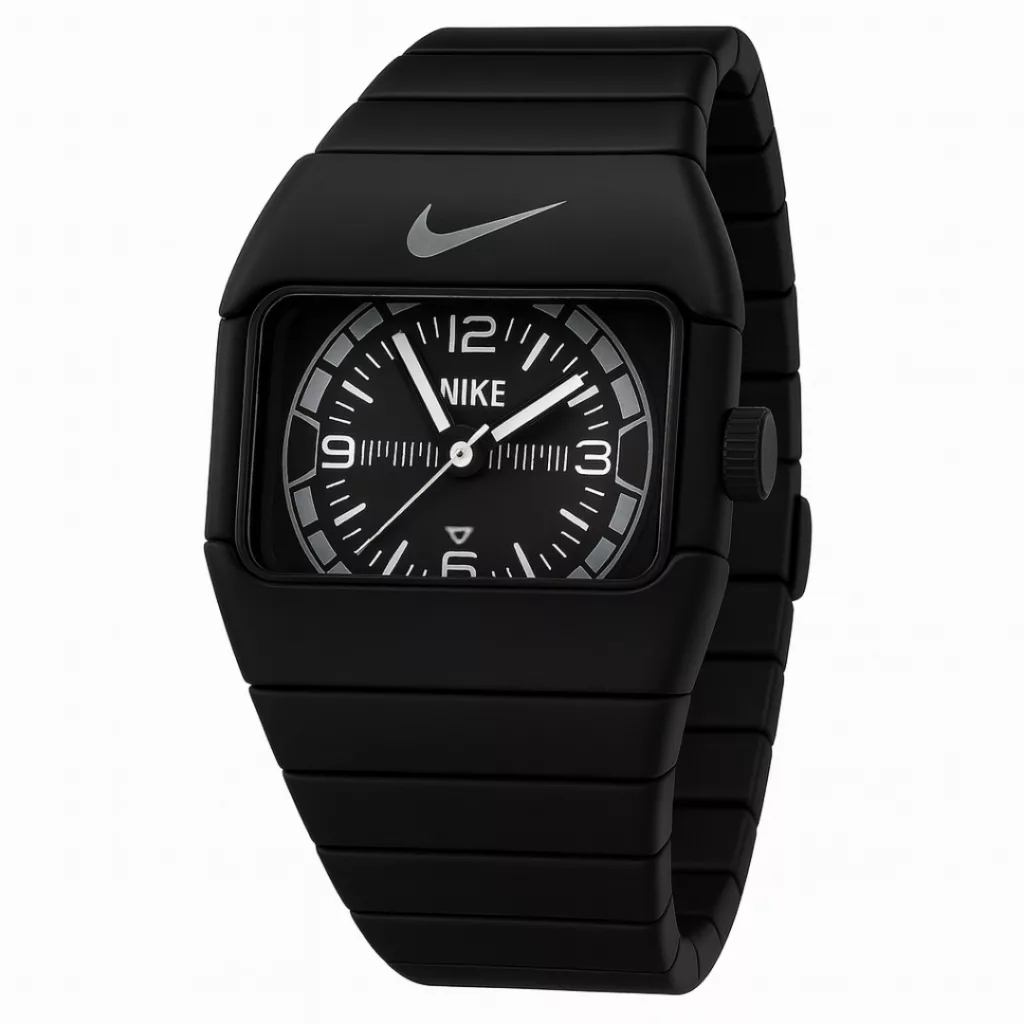 ساعت مچی عقربه‌ای کوارتز مردانه مدل اسپرت بند کربنی سبک قفل مخفی کد ۳