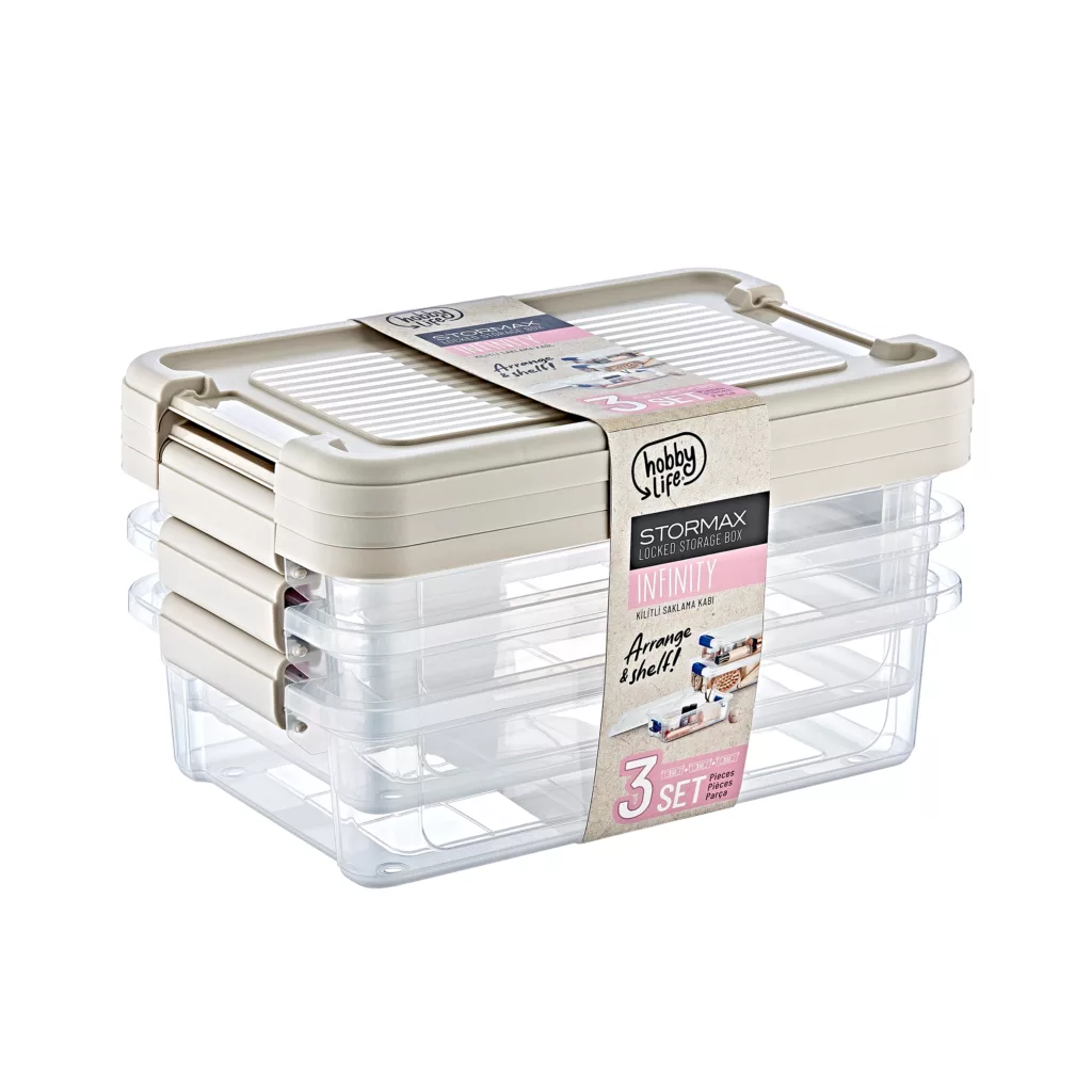 ظرف نگهدارنده هوبی لایف مدل Stormax Infinity کد 021333 بسته 3 عددی