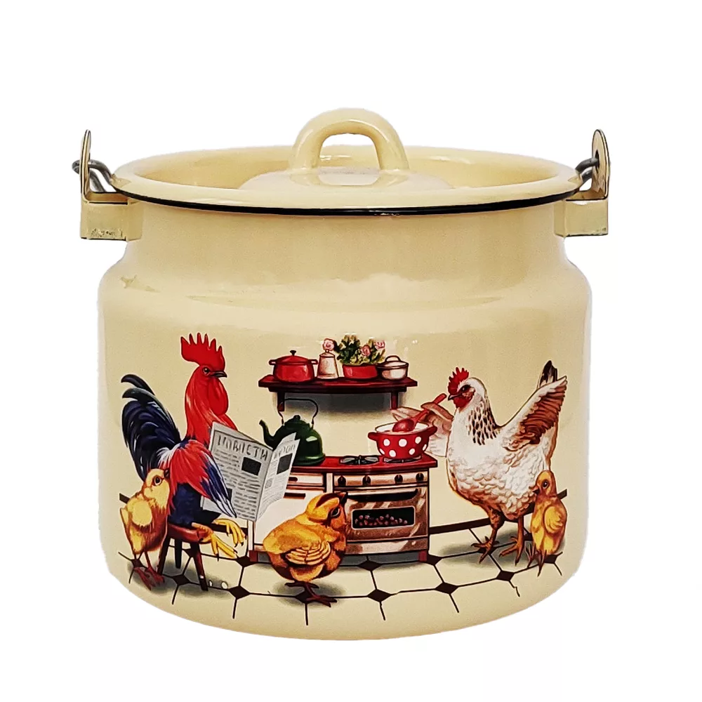 دبه مدل لعابی طرح خروس