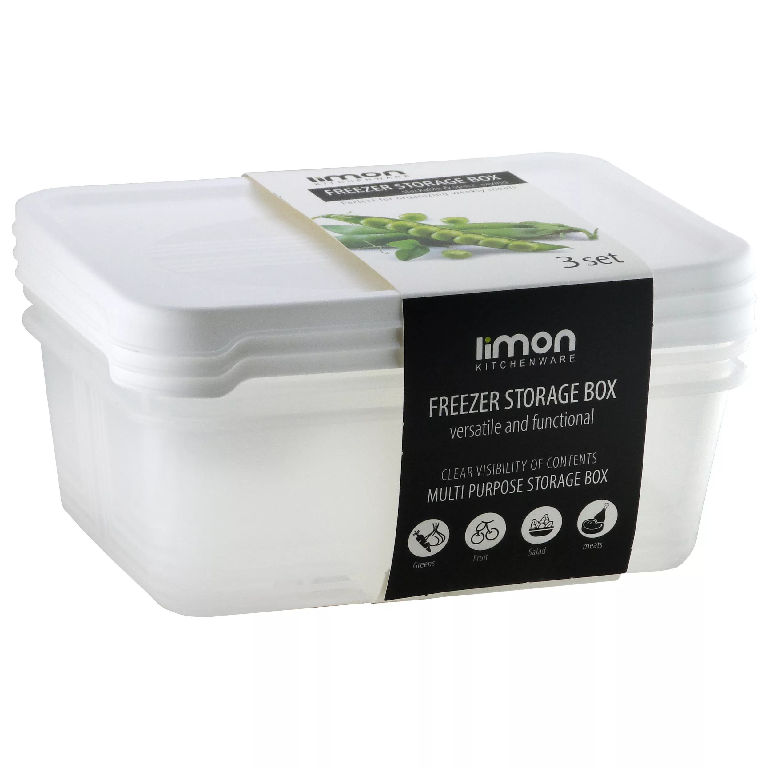 ظرف نگهدارنده لیمون مدل چندکاره MP-1300cc مجموعه سه عددی