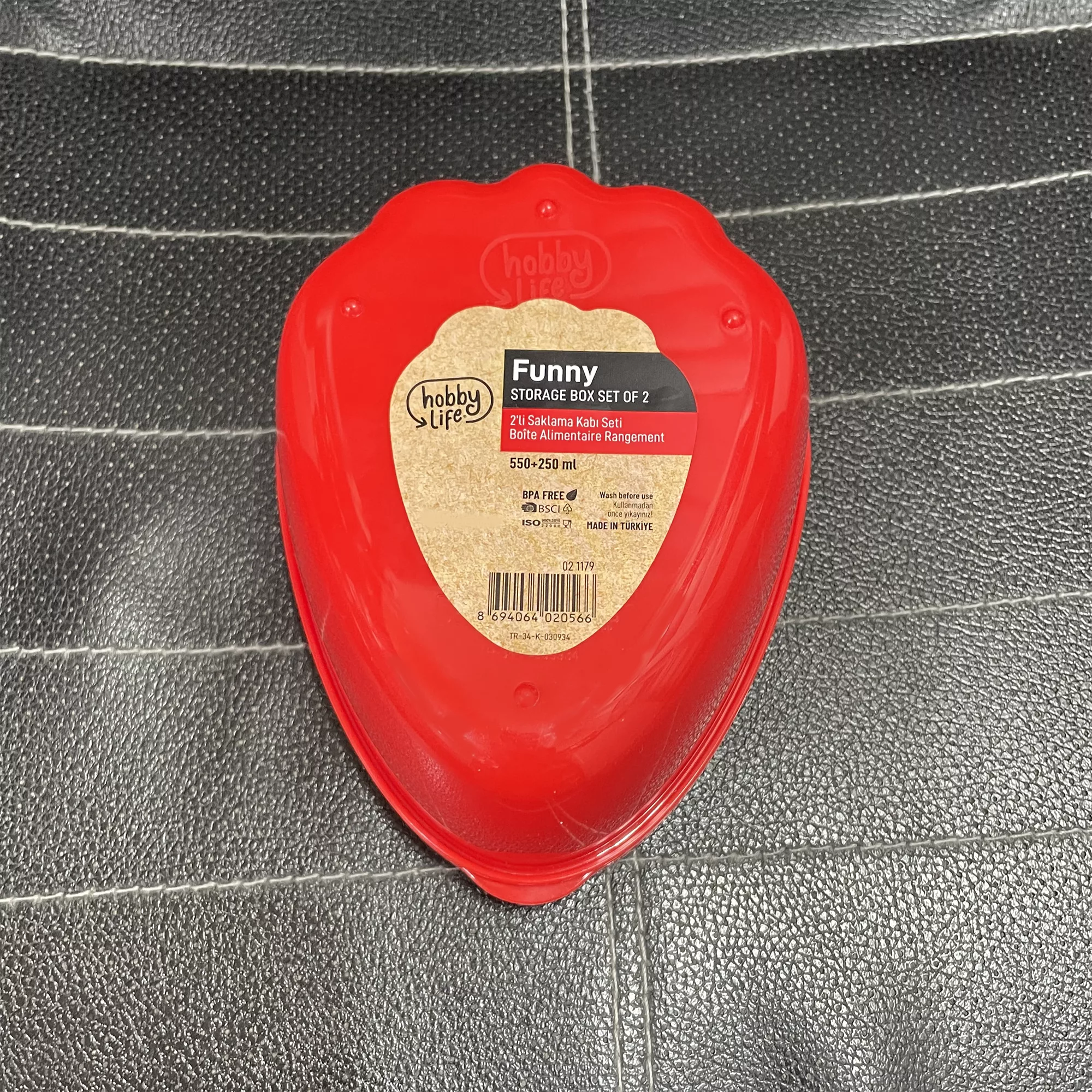 ظرف نگهدارنده هوبی لایف مدل Funny کد 021179 بسته دو عددی