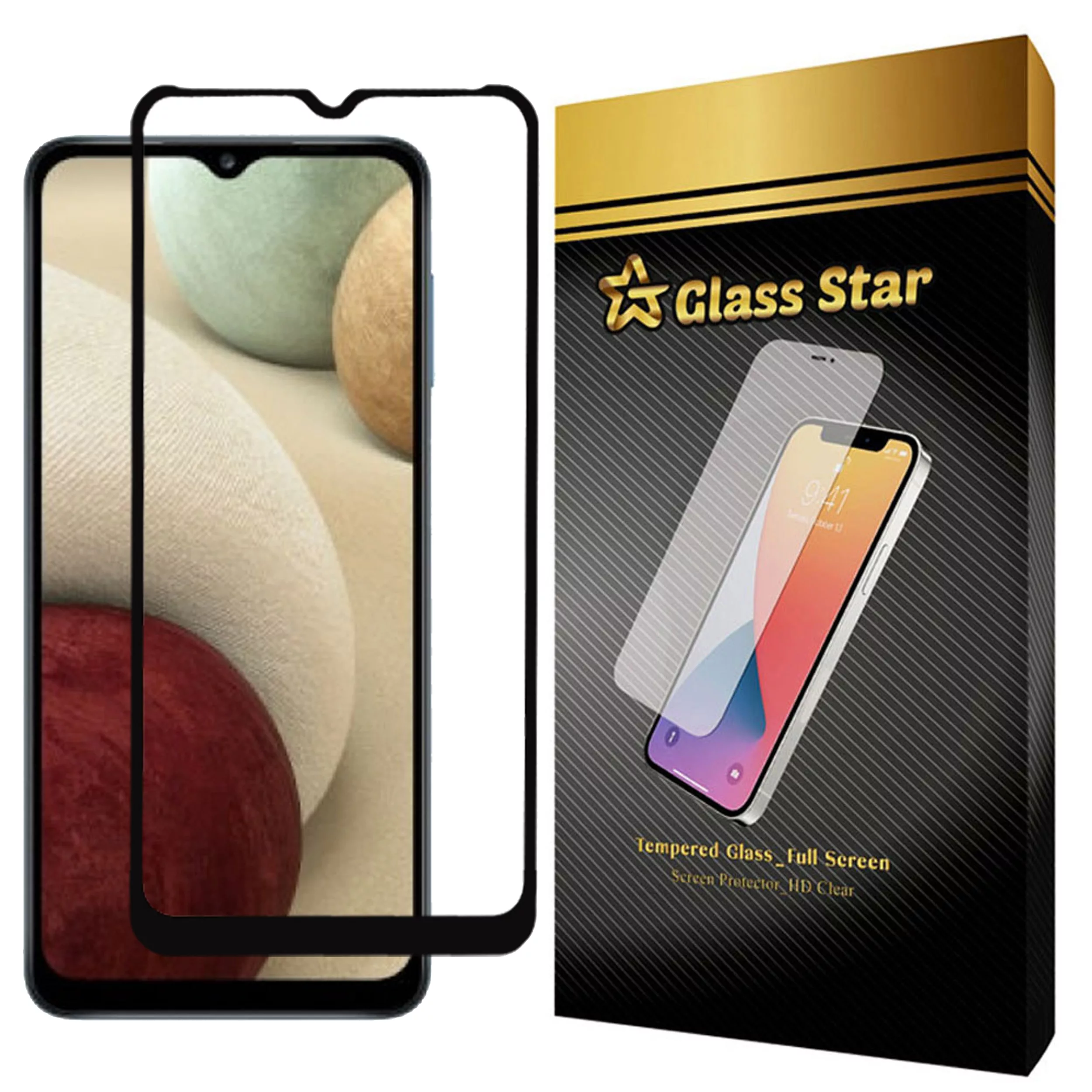 محافظ صفحه نمایش گلس استار سرامیکی مدل CRGA-Glass مناسب برای گوشی موبایل سامسونگ Galaxy A12 محافظ صفحه نمایش گلس استار سرامیکی مدل CRGA-Glass مناسب برای گوشی موبایل سامسونگ Galaxy A12
