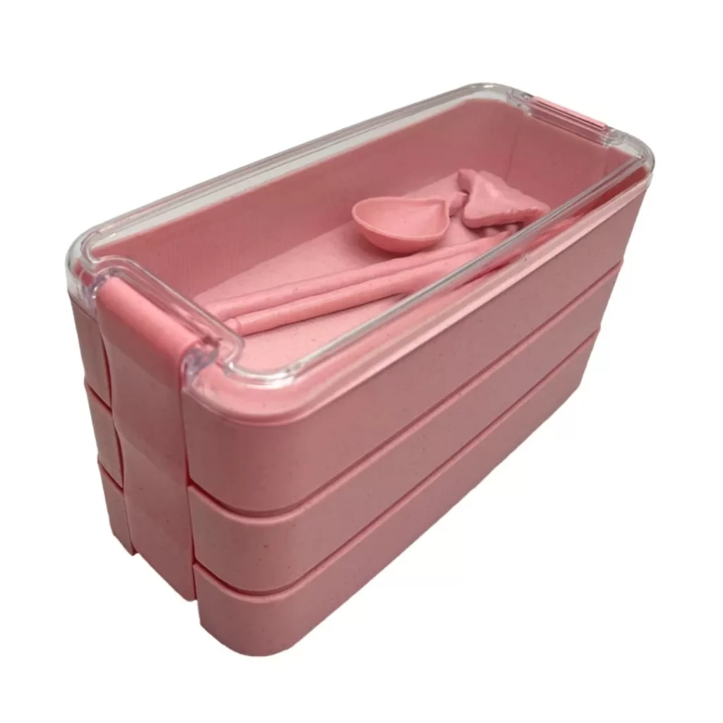 ظرف غذا مدل چنار کد 1 به همراه قاشق و چنگال