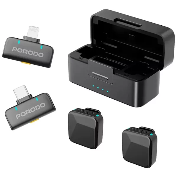 میکروفن یقه ای پرودو مدل PDLAMPHF75 با درگاه اتصال type c