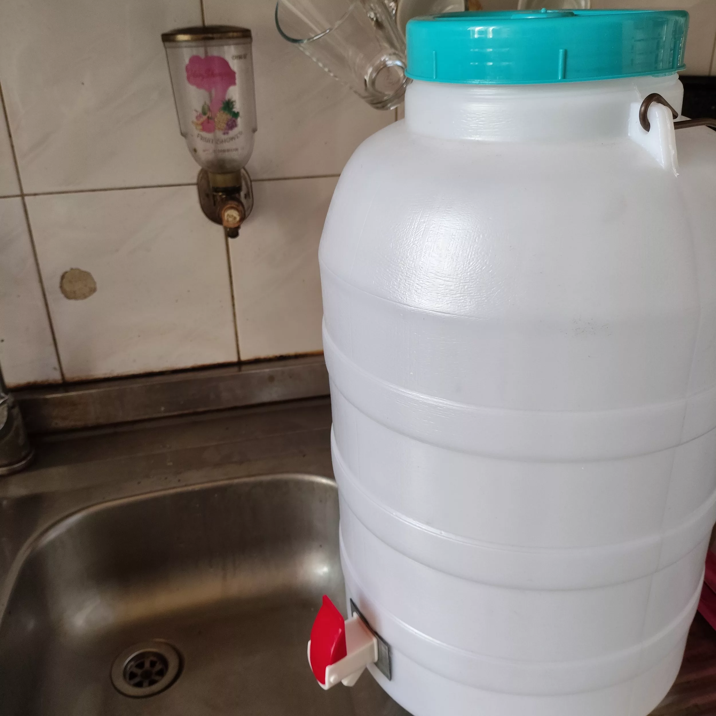 دبه مدل شیردار اهرمی ظرفیت 18 لیتر