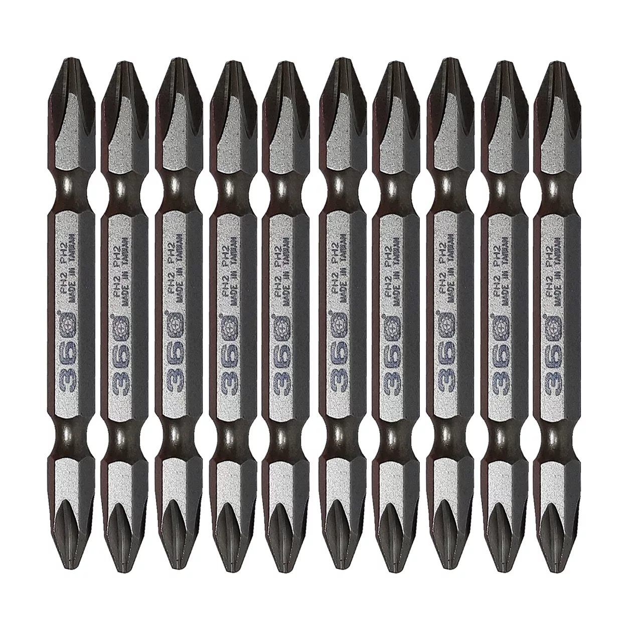 سری پیچ گوشتی دو سر چهار سو 360  مدل HT - 0036 مجموعه ده عددی