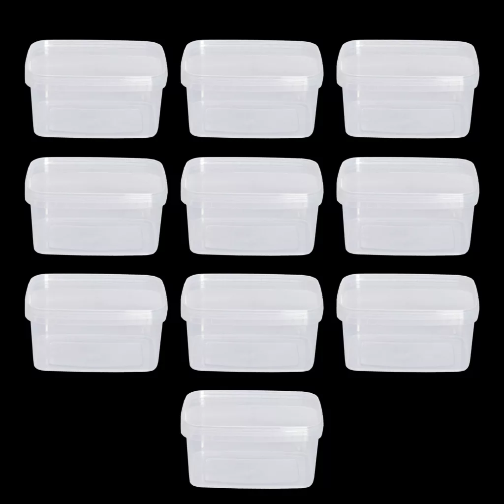 ظرف نگهدارنده مدل  مستطیل مجموعه 10عددی