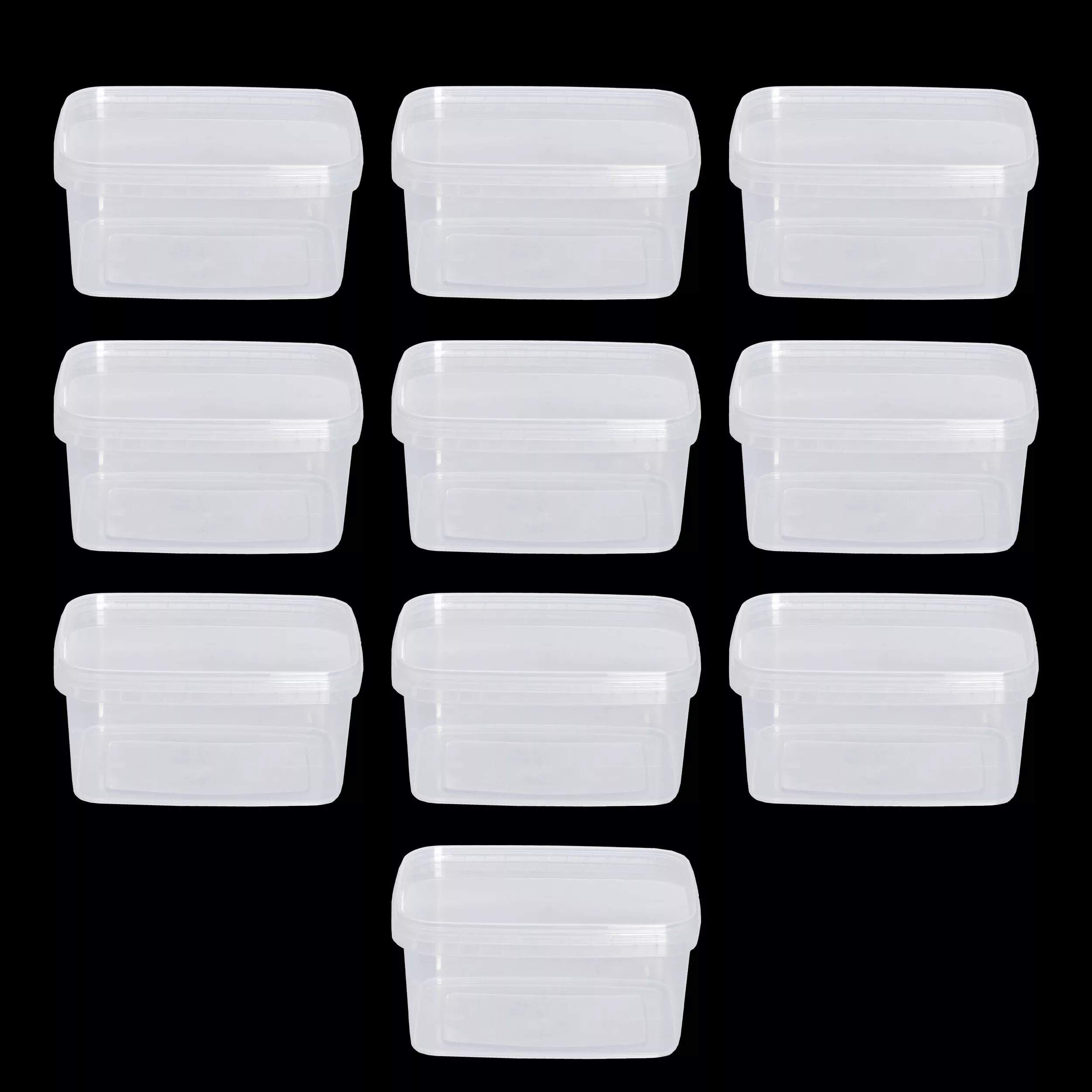 ظرف نگهدارنده مدل  مستطیل مجموعه 10عددی