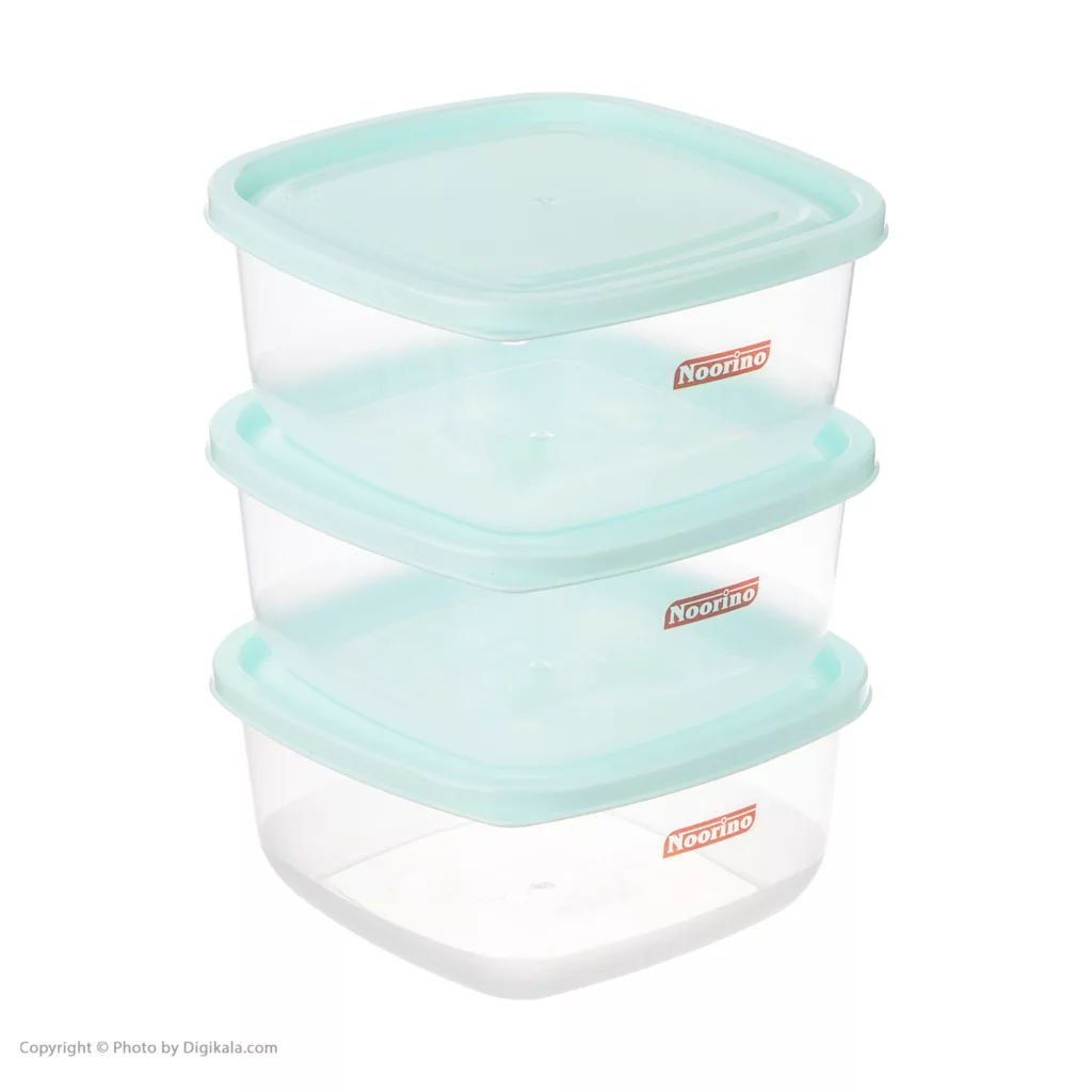 ظرف نگهدارنده نورینو مدل نارون مجموعه 3 عددی