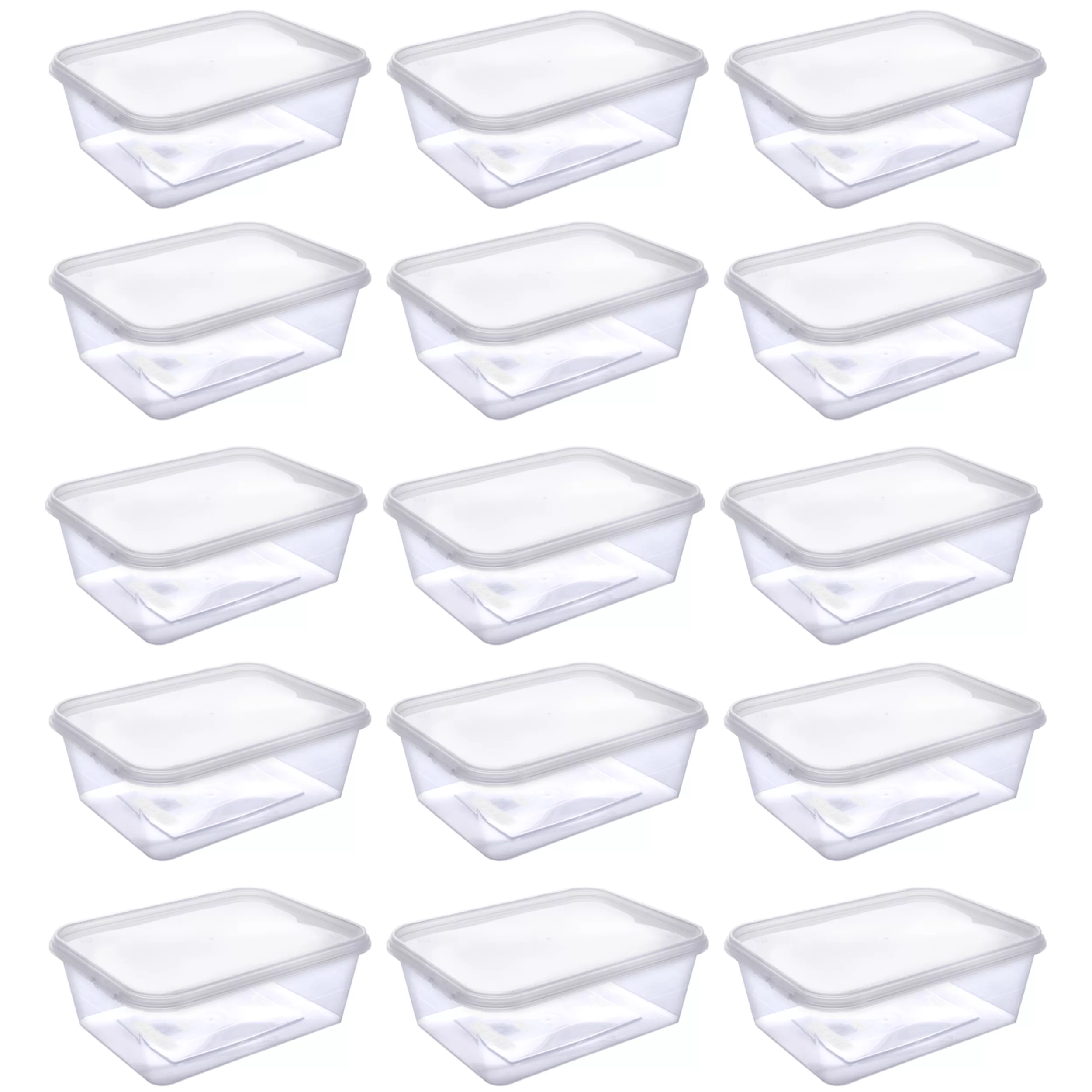 ظرف نگهدارنده مدل فریزری کد 1500CC مجموعه 15عددی