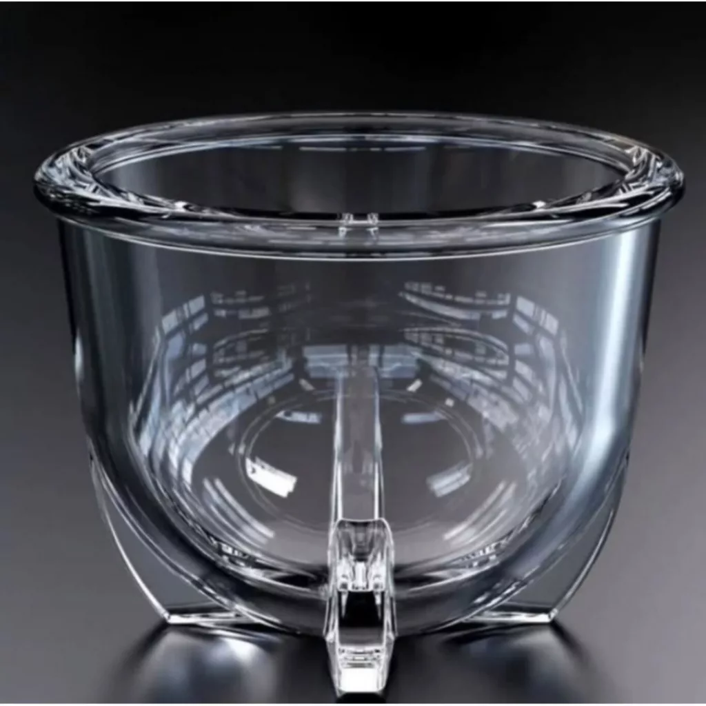 پیاله  شیشه و بلور اصفهان مدل درب سیلیکونی رنگی Rira مجموعه 6 عددی