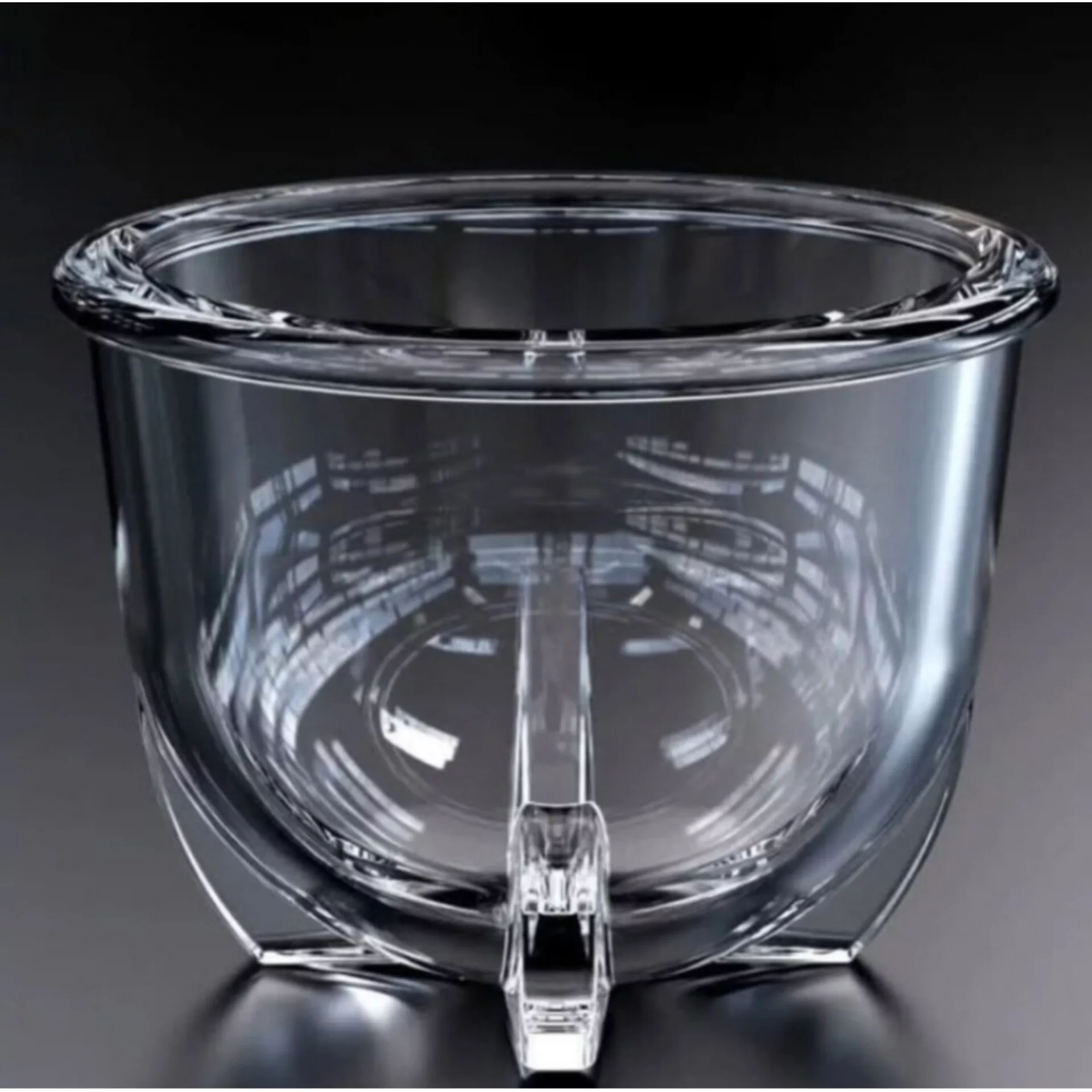 پیاله  شیشه و بلور اصفهان مدل درب سیلیکونی رنگی Rira مجموعه 6 عددی