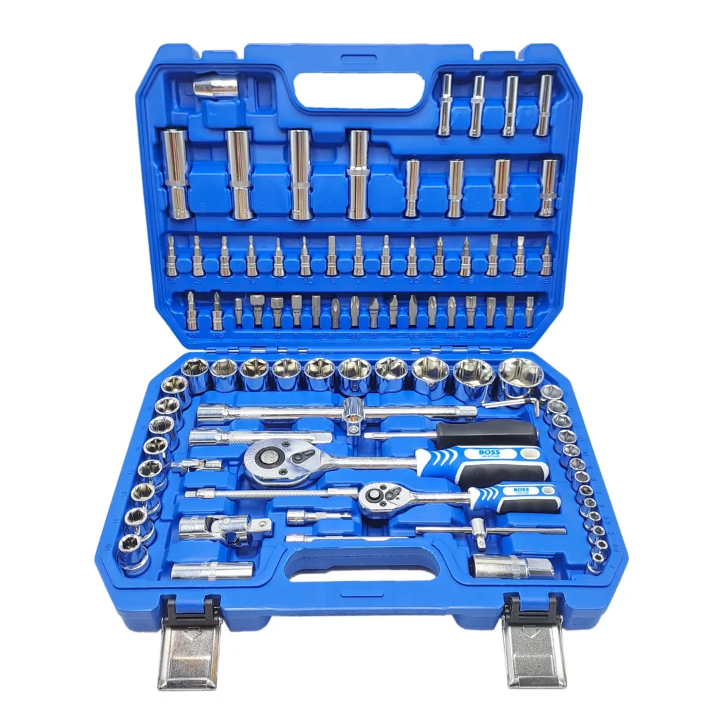 آچار بکس صنعتی باس مدل 94S مجموعه 94 عددی