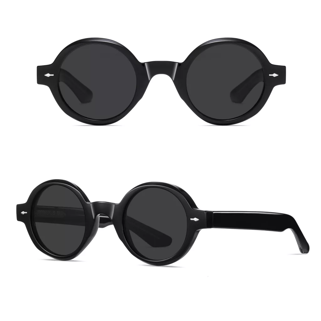 عینک آفتابی گرد پلاریزه آلبرت وگ مدل S31108C1 Acetate Avantgarde Visionary
