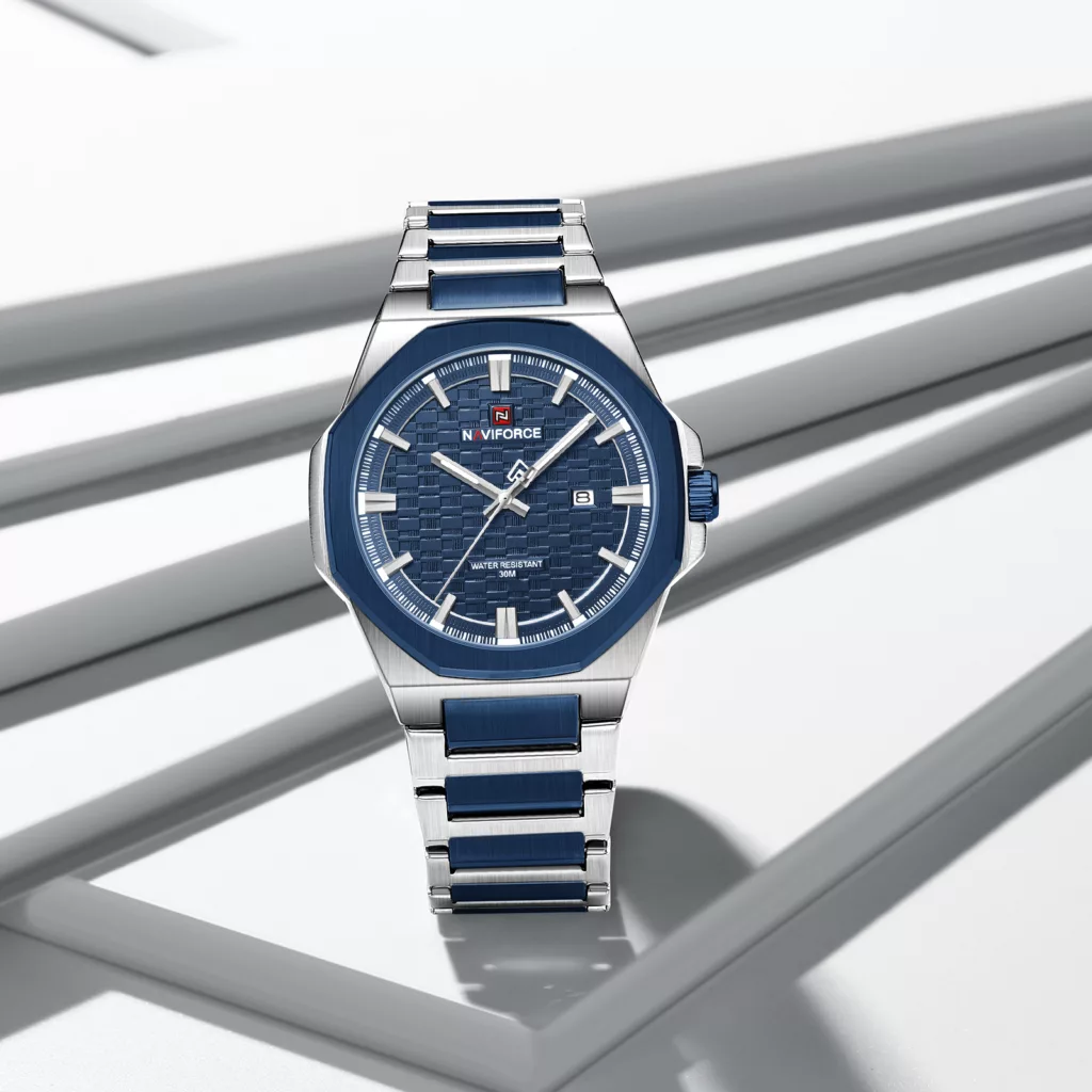 ساعت مچی عقربه‌ای کوارتز مردانه نیوی فورس مدل NF9245 SBEBE