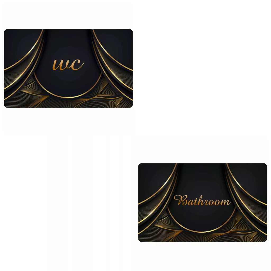 پادری مدل سه لایه رویه مخمل طرح حمام و سرویس بهداشتی کد 40910 مجموعه دو عددی