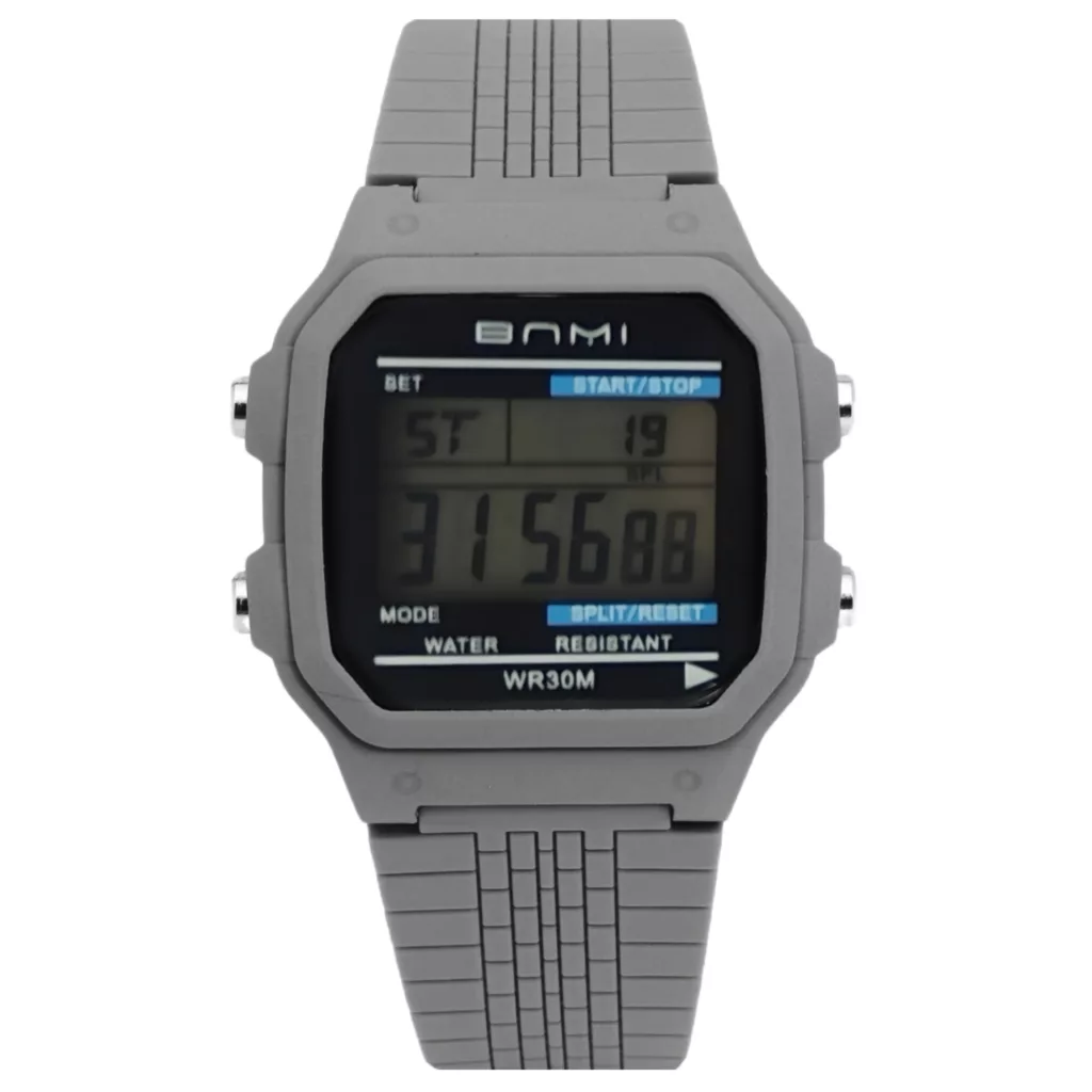 ساعت مچی دیجیتال بنمی مدل کوارتز تک زمانه کرنومتر دار ضد آب کد ۳