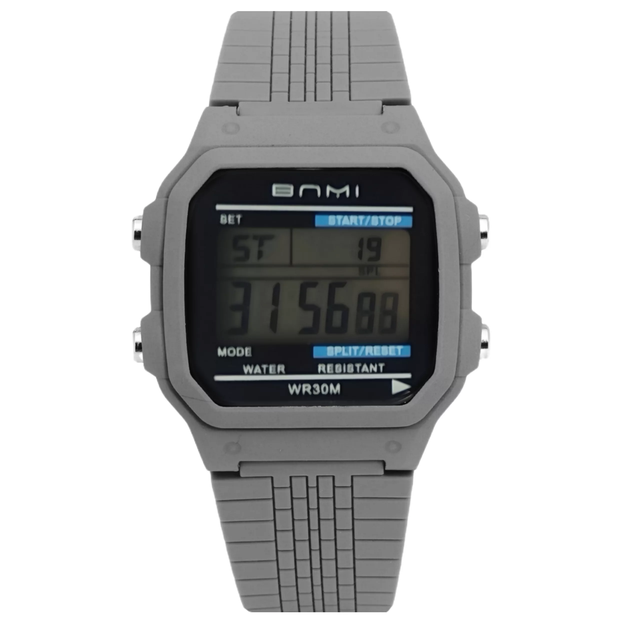 ساعت مچی دیجیتال بنمی مدل کوارتز تک زمانه کرنومتر دار ضد آب کد ۳