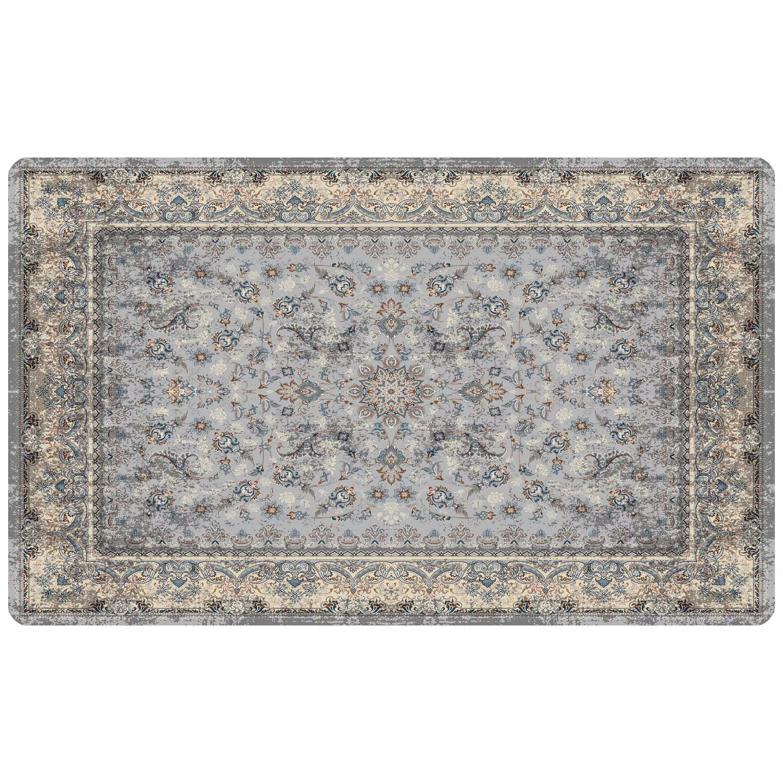 پادری مدل رویه مخمل طرح فرش کد S214 سایز 75x45 سانتی متر