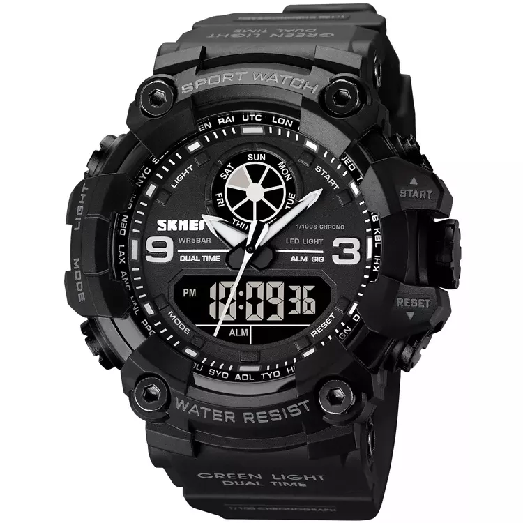 ساعت مچی عقربه‌ای مردانه کوارتز کورنوگراف اسکمی مدل 1818 BK