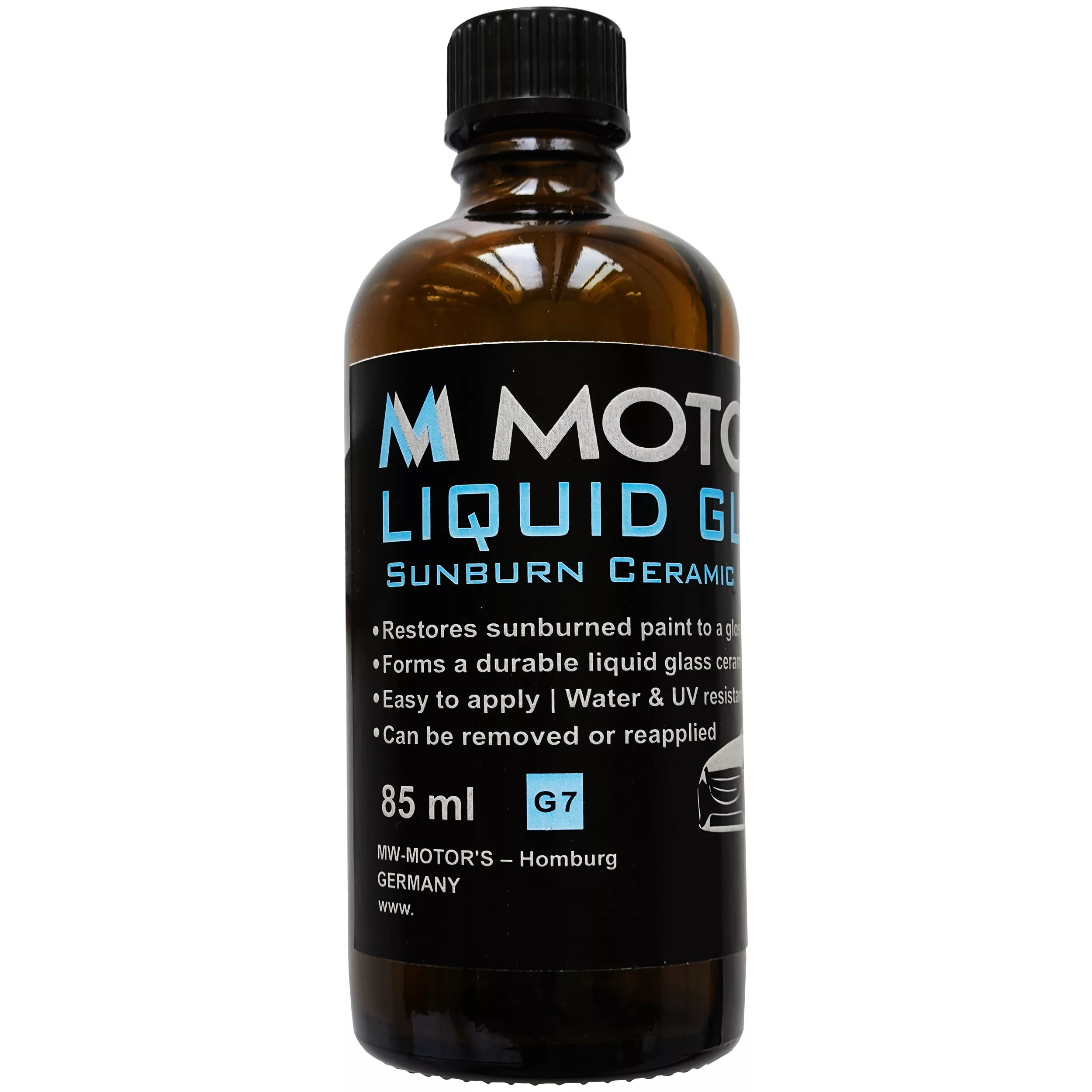محلول سرامیک رفع آفتاب سوختگی خودرو ام موتورز مدل Liquid Glass G7 حجم 85 میلی لیتر محلول سرامیک رفع آفتاب سوختگی خودرو ام موتورز مدل Liquid Glass G7 حجم 85 میلی لیتر