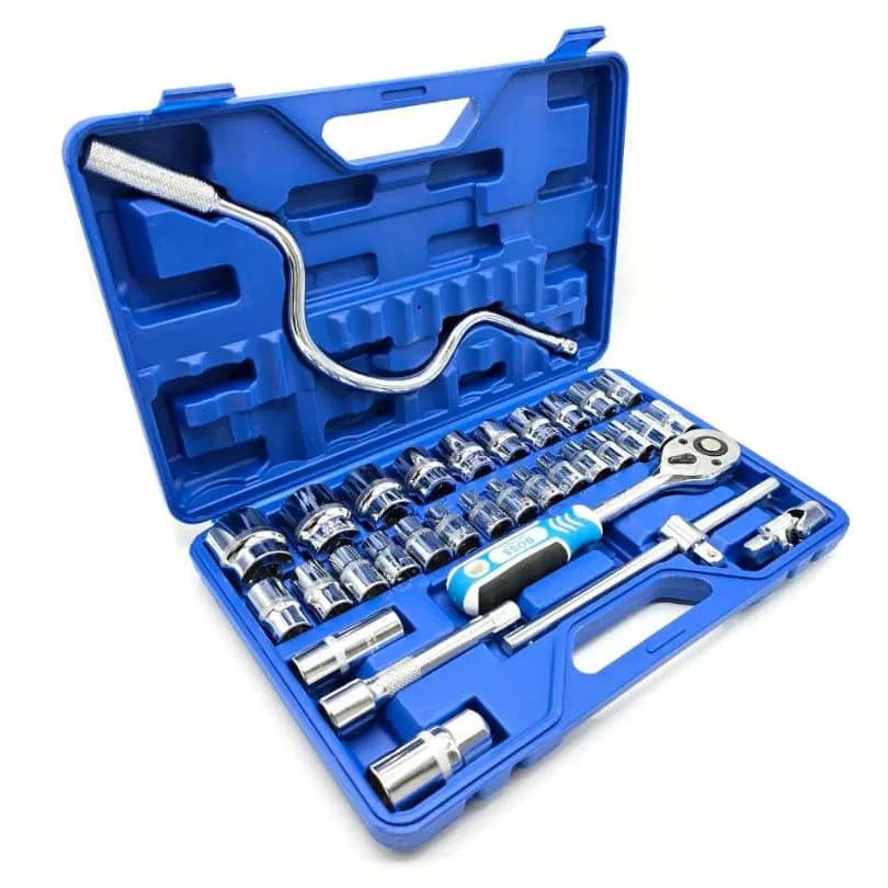 آچار بکس باس مدل BS-33 مجموعه 33 عددی