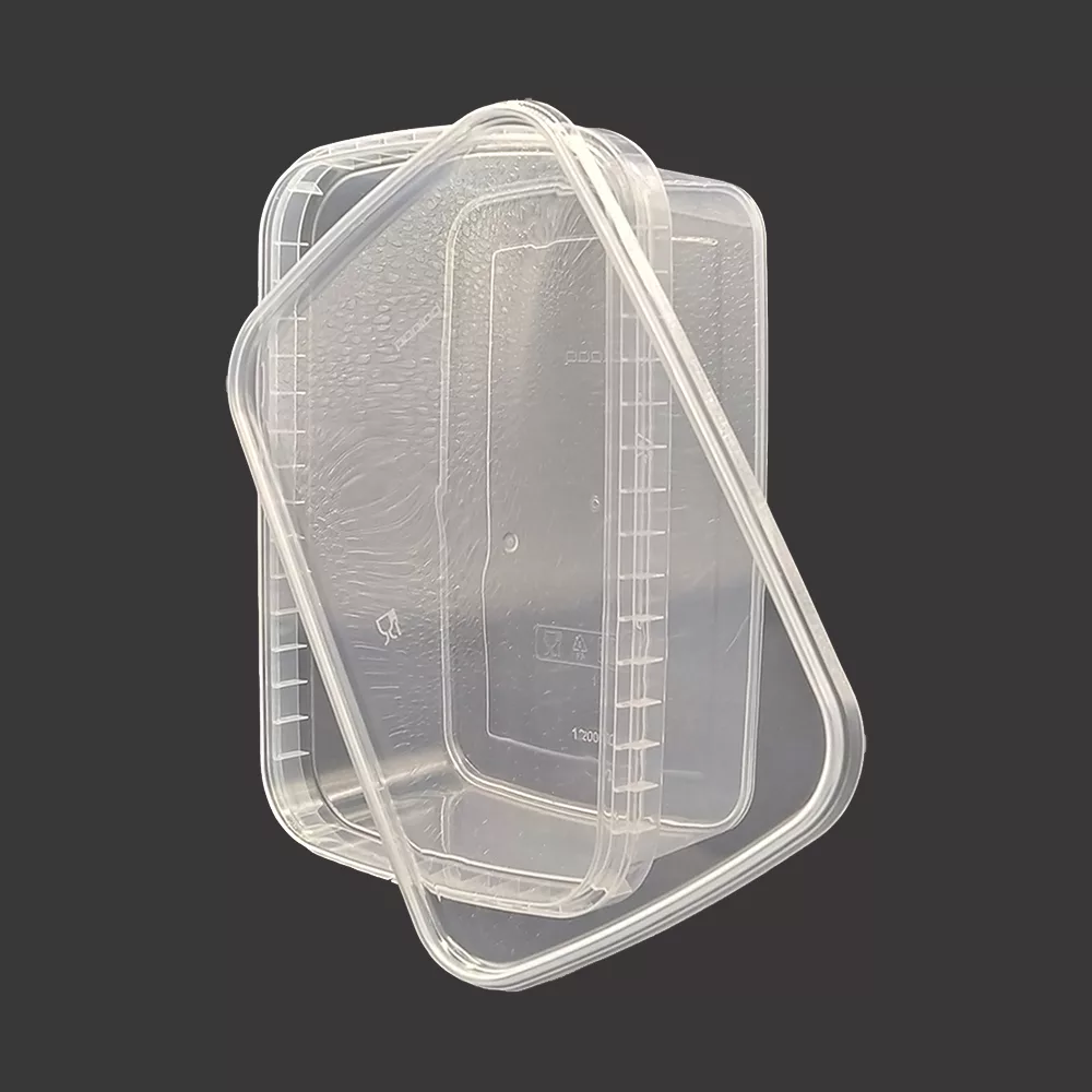 ظرف نگهدارنده پولاد پویش مدل فریزری کد 1200cc بسته 12 عددی