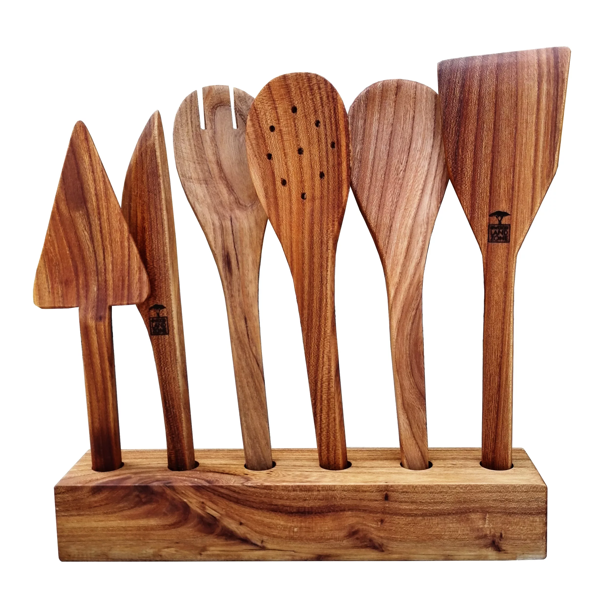 سرویس کفگیر و ملاقه ۶ پارچه مدل سر آشپز