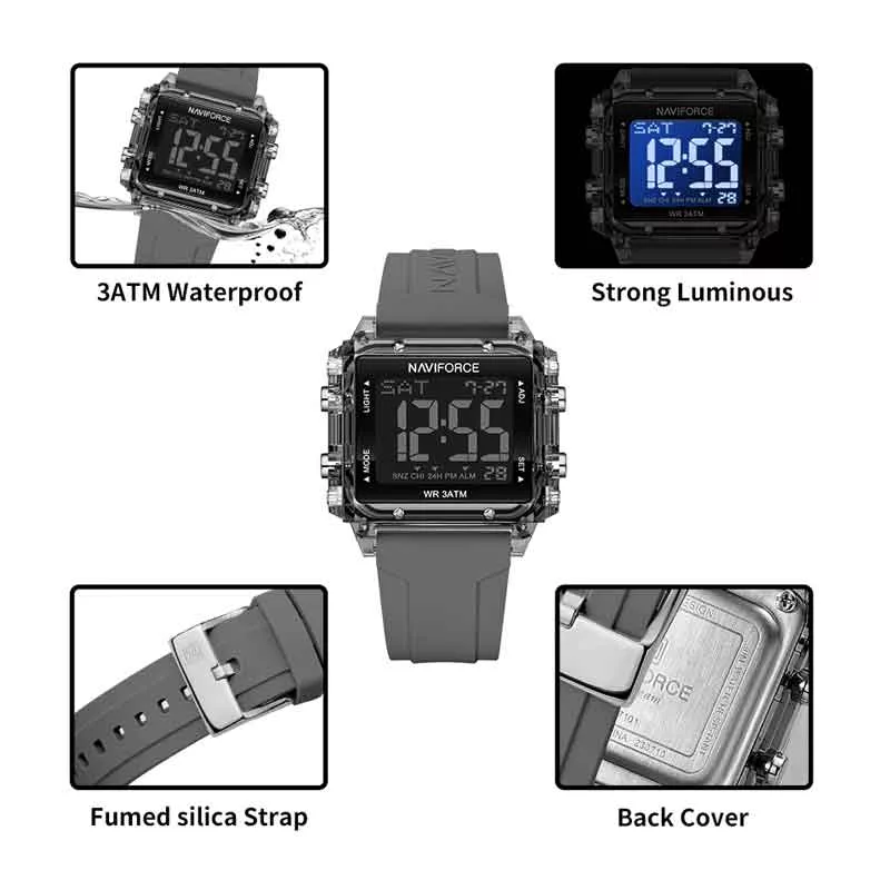 ساعت مچی دیجیتال نیوی فورس مدل NF7101 B B