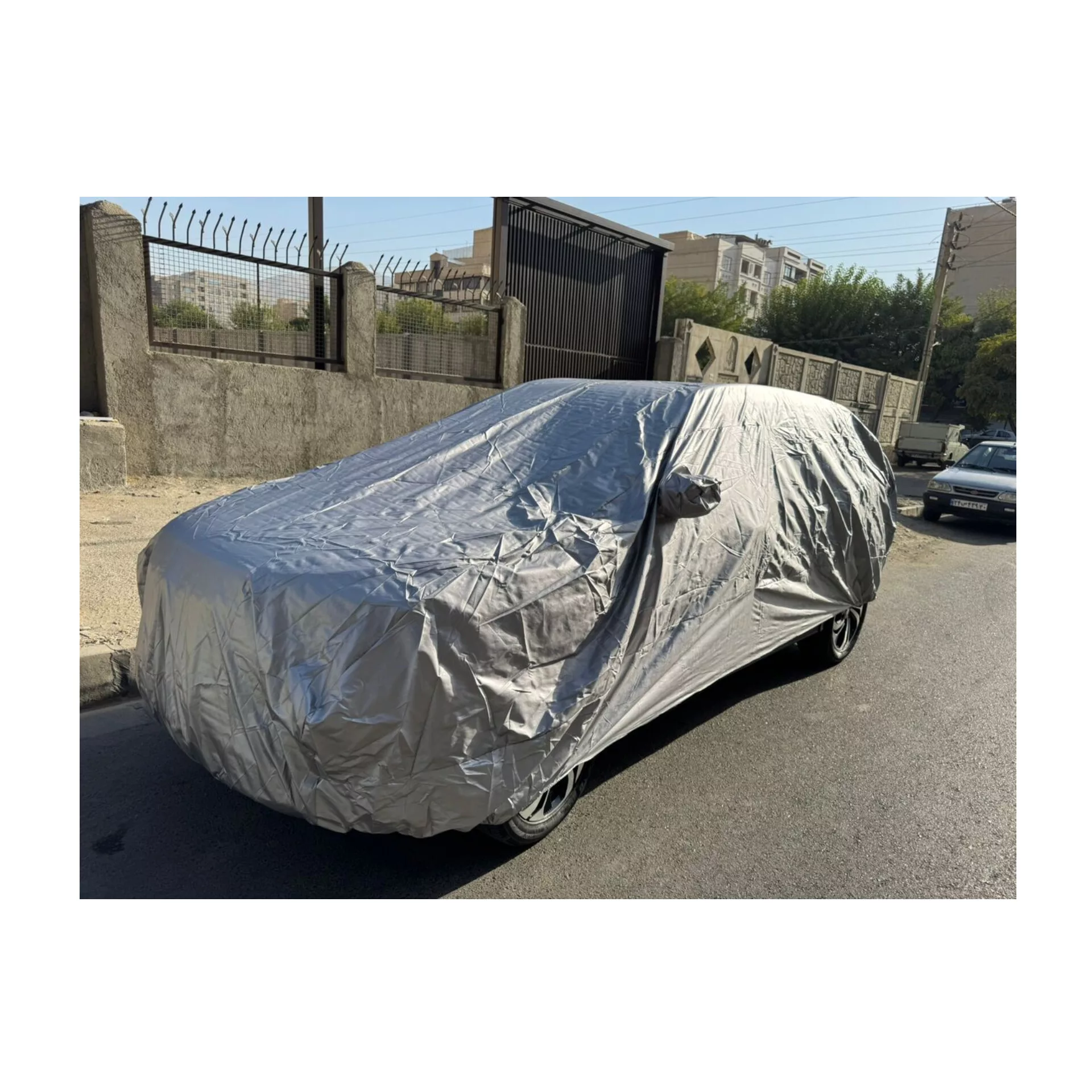 چادر خودرو مدل شمعی نانو a+ سایز بزرگ (L) مناسب برای پژو 206 صندوق دار
