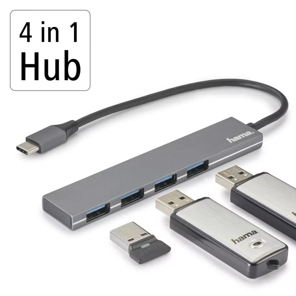 هاب چهار پورت USB-C هاما مدل 200101