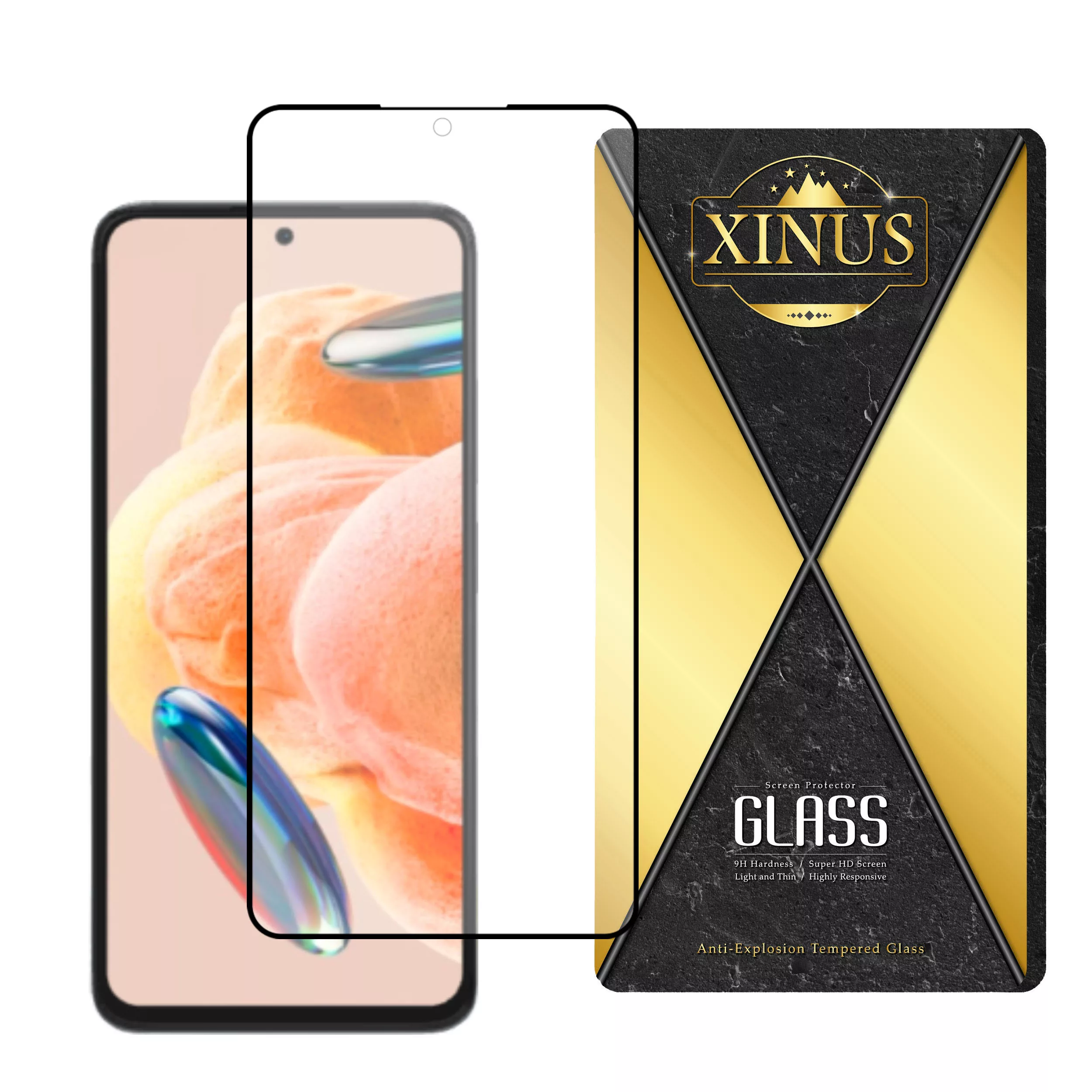 محافظ صفحه نمایش سرامیکی مات ژینوس مدل MCERAMX مناسب برای گوشی موبایل شیائومی Redmi Note 12 Pro 5G