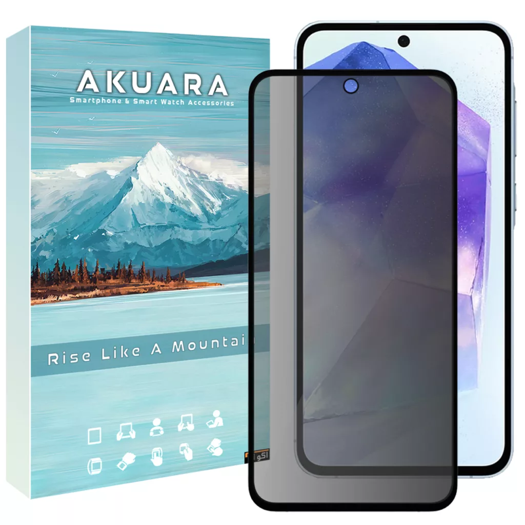 محافظ صفحه نمایش حریم شخصی آکوآرا مدل PRV AKU مناسب برای گوشی موبایل سامسونگ Galaxy A55
