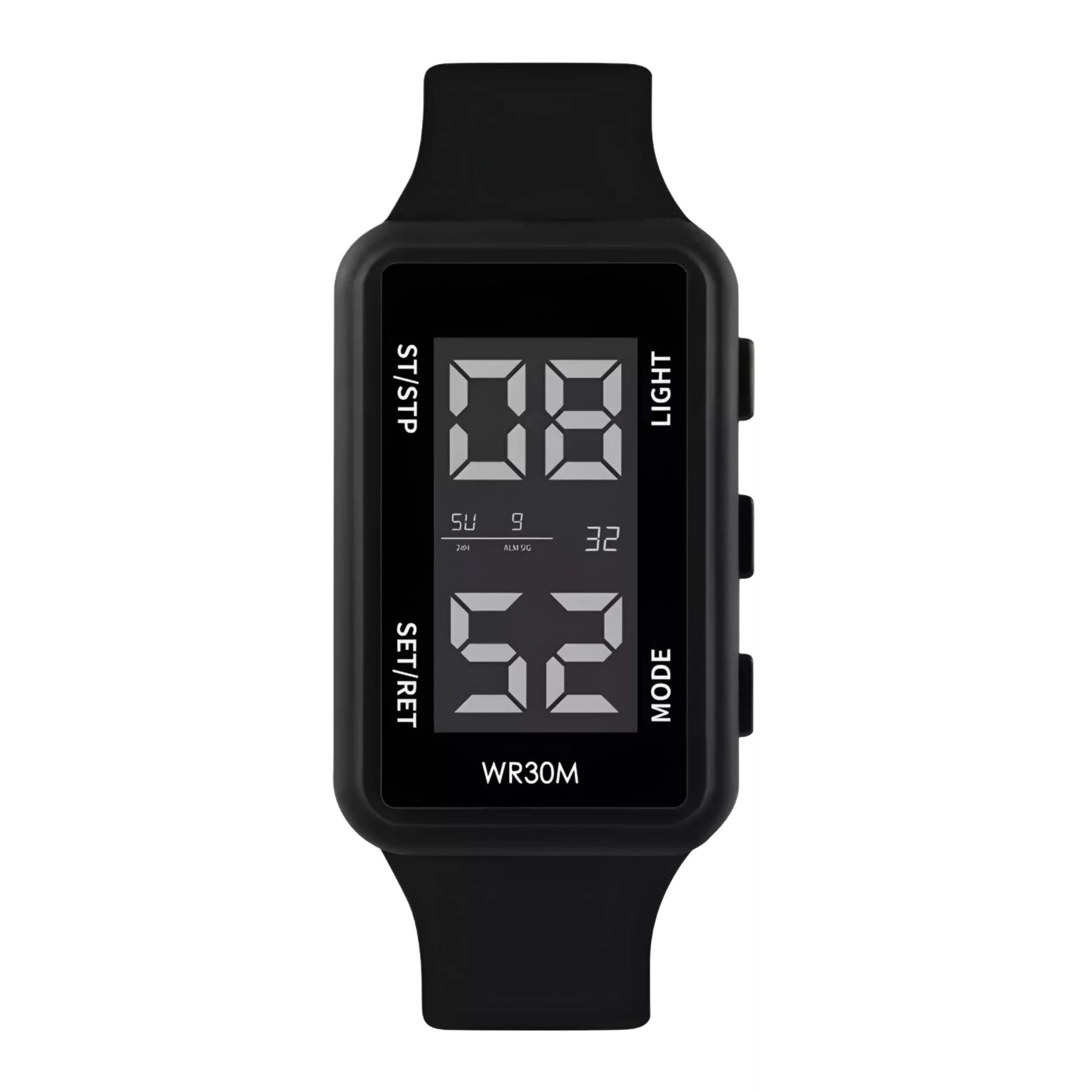 ساعت مچی دیجیتال مدل تک زمانه بند رابر کرنوگراف ضد آب استخری کد ۲ ساعت مچی دیجیتال مدل تک زمانه بند رابر کرنوگراف ضد آب استخری کد ۲