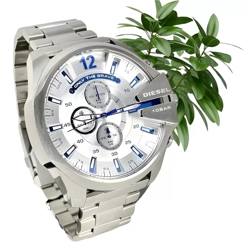 ساعت مچی عقربه‌ای مردانه دیزل مدل مگاچِف سه موتوره کرنوگراف کد G-G1