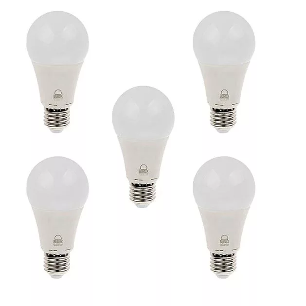 لامپ ال ای دی 10 وات بروکس مدل 5322-A60 پایه E27 بسته 5 عددی