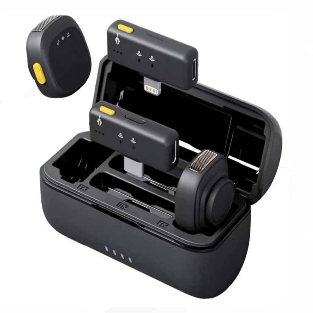 میکروفن یقه ای بی سیم مدل SX27 با درگاه اتصال تایپ سی