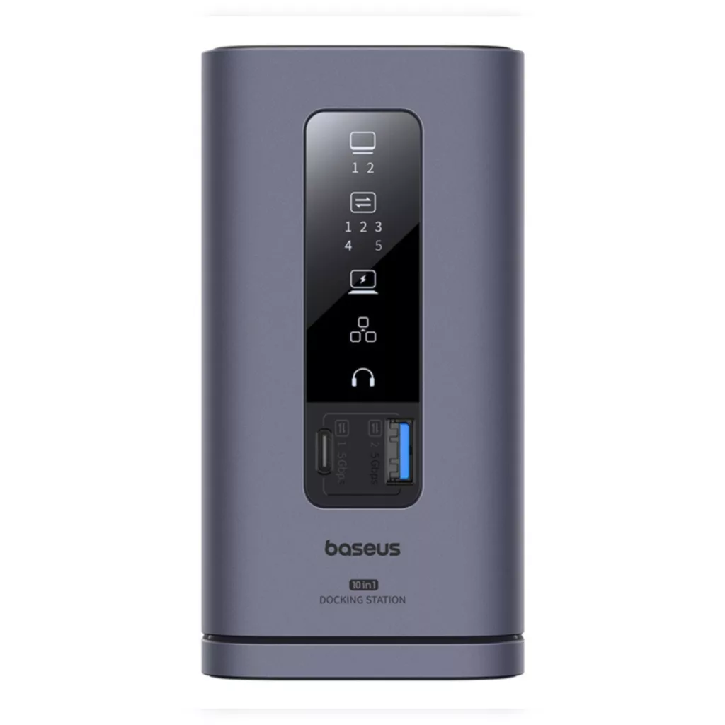 هاب 10 پورت USB-C بیسوس مدل BS-OH174 به همراه کابل USB-C