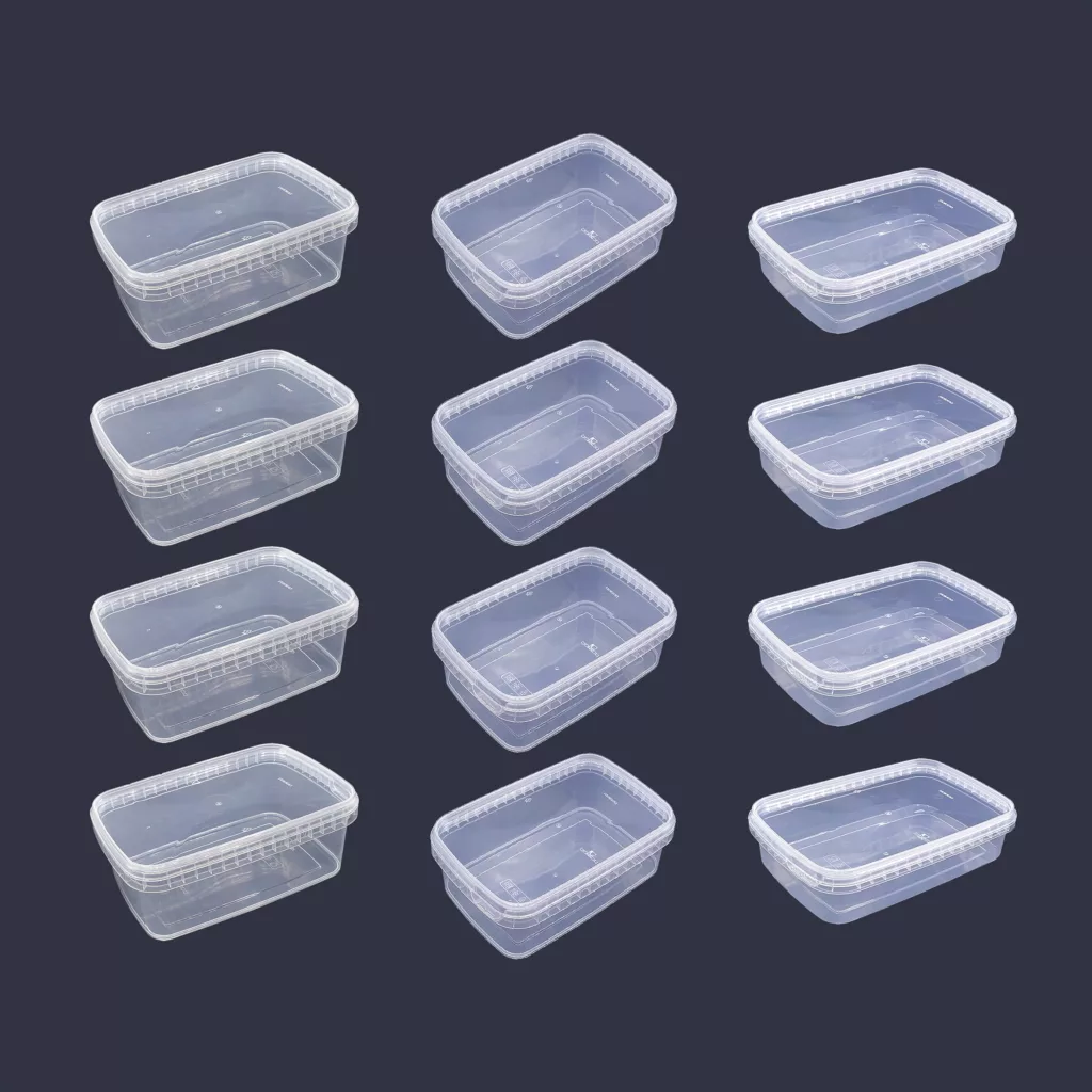 ظرف نگهدارنده مدل فریزری پلمپ شونده کد 700-1000-1200 بسته 12 عددی